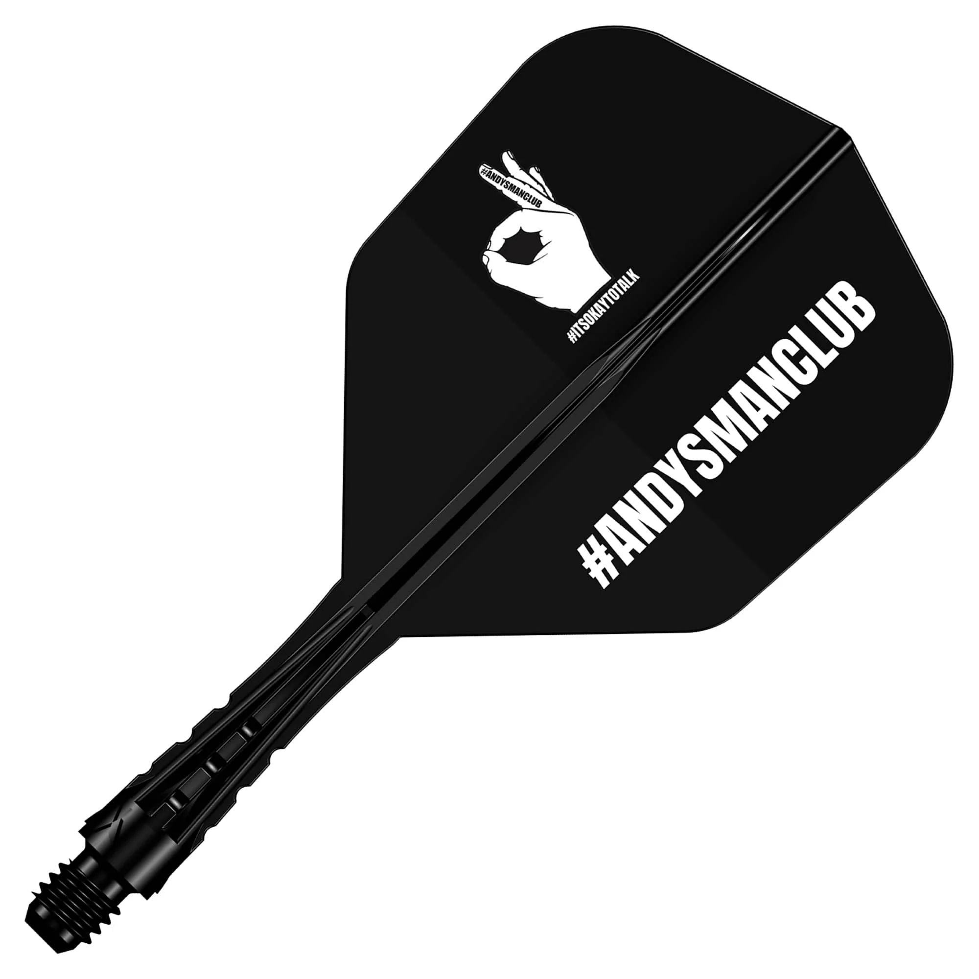 Andy's Man Club - Moulded Flight and Shaft - Black - Image 2