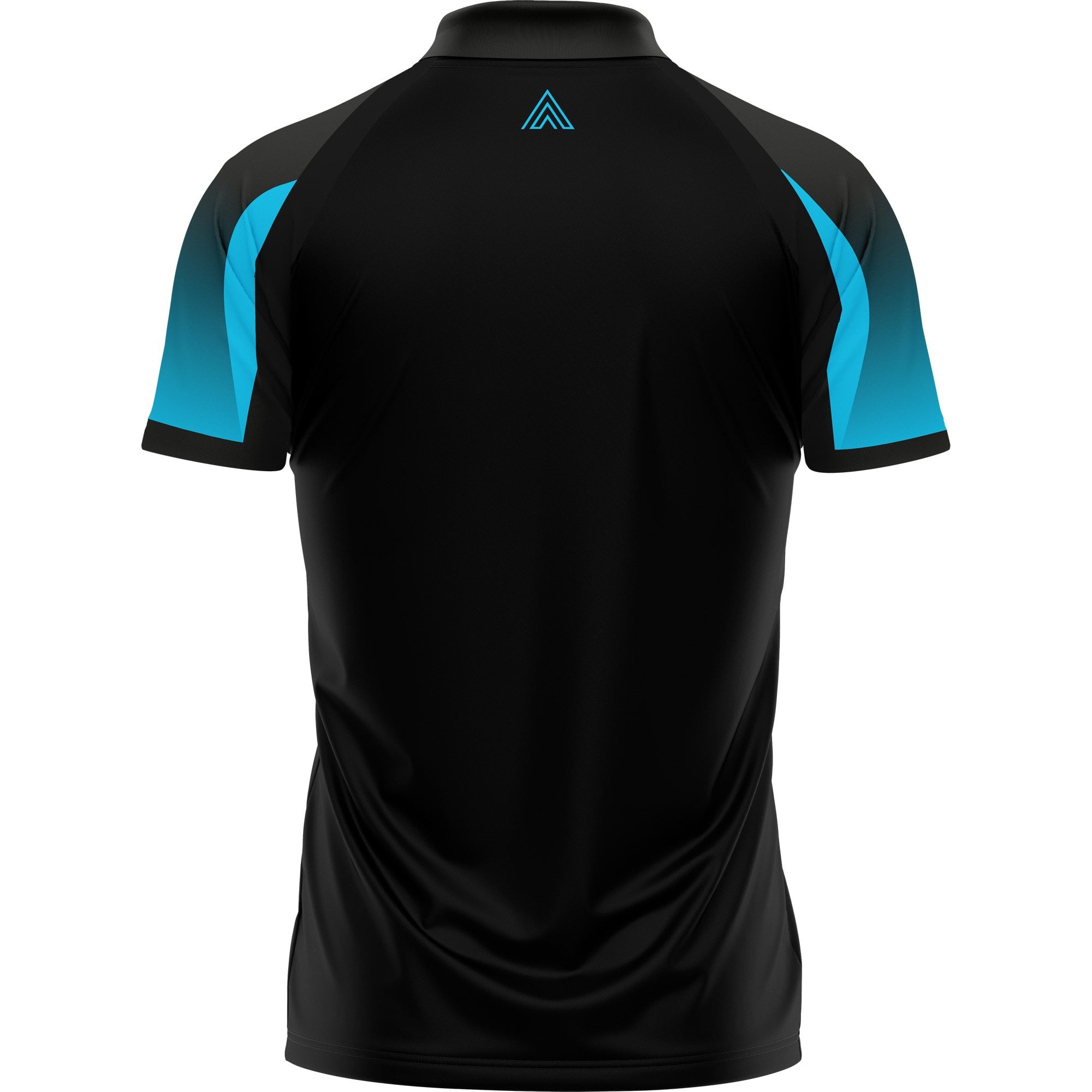 Arraz Flare Dart Shirt - with Pocket - Black & Blue - Image 3