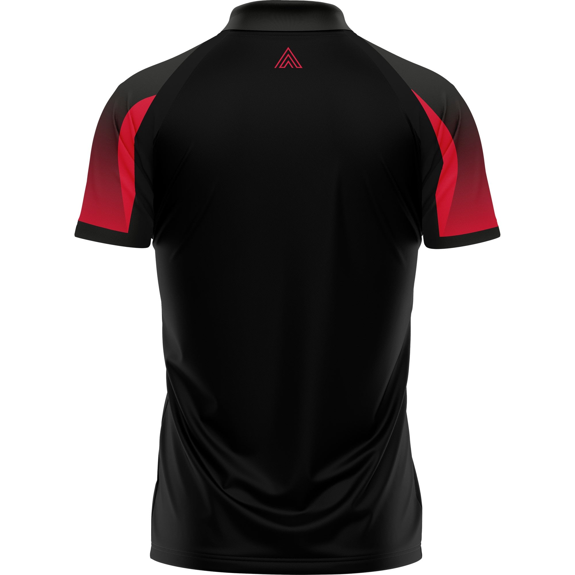 Arraz Flare Dart Shirt - with Pocket - Black & Red - Image 3