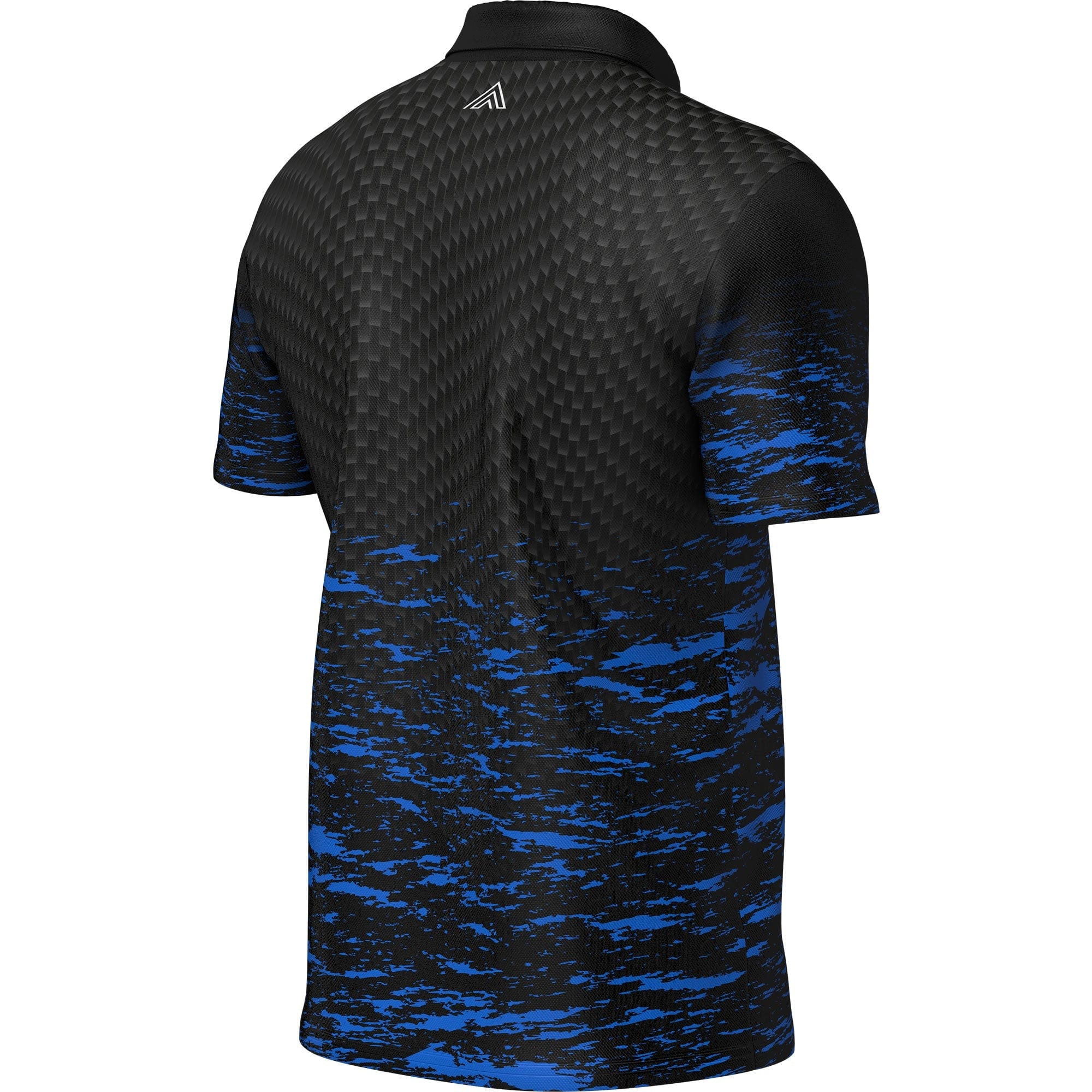 Arraz Lava Dart Shirt - with Pocket - Black & Blue - Image 4