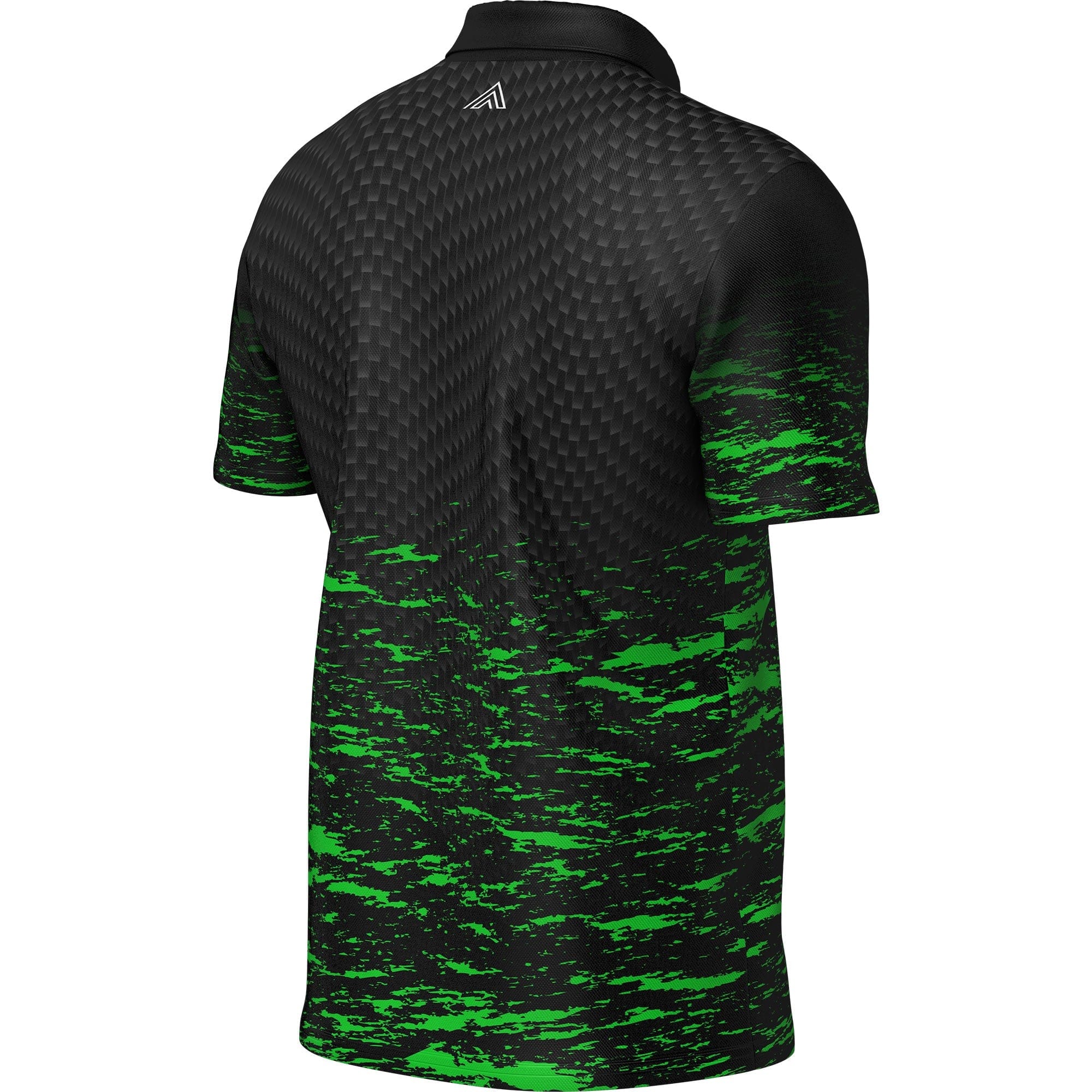 Arraz Lava Dart Shirt - with Pocket - Black & Green - Image 4