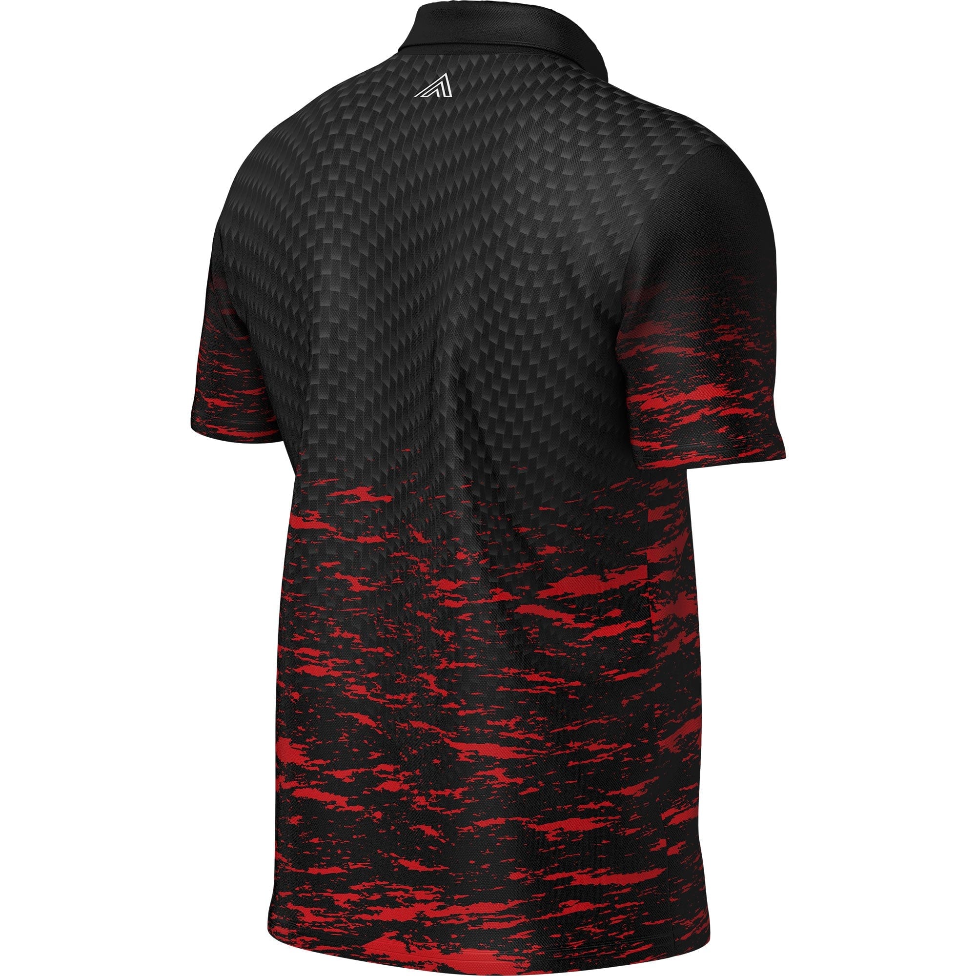 Arraz Lava Dart Shirt - with Pocket - Black & Red - Image 4
