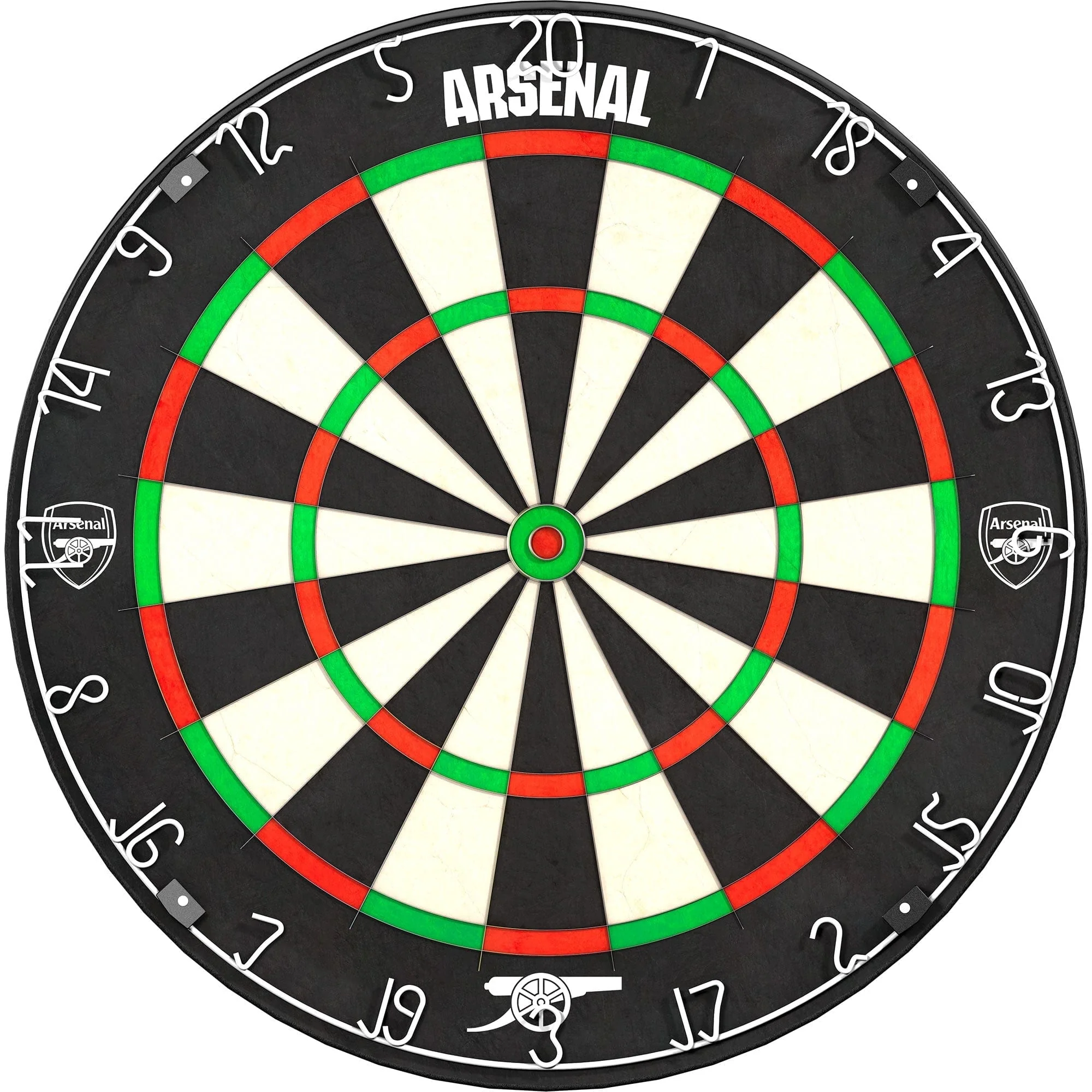 Arsenal FC Dartboard - Professional Level - Official Licensed - The Gunners - Mono Crest
