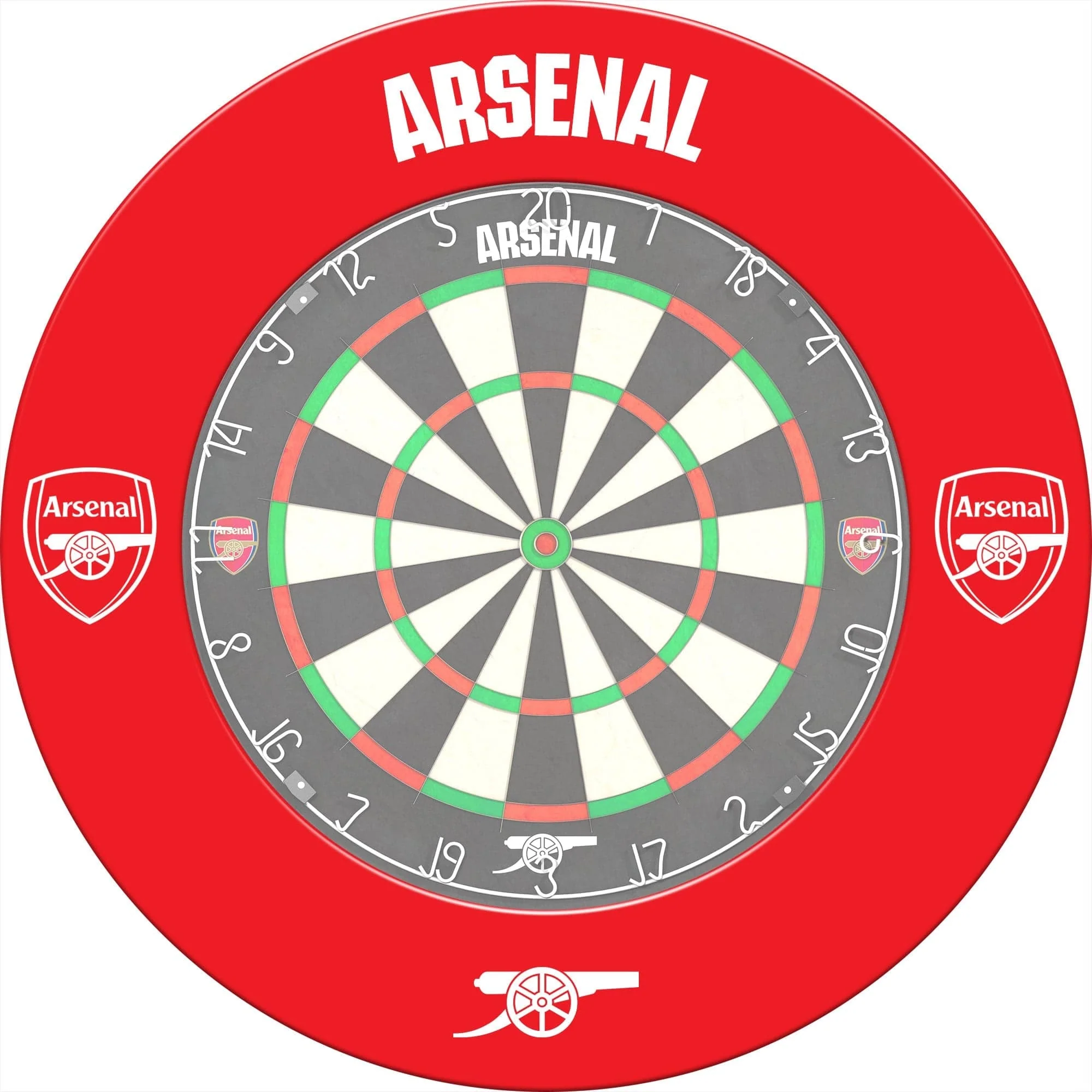 Arsenal FC Dartboard Surround - Official Licensed - The Gunners - S3 - Red - Mono Logo - Image 5