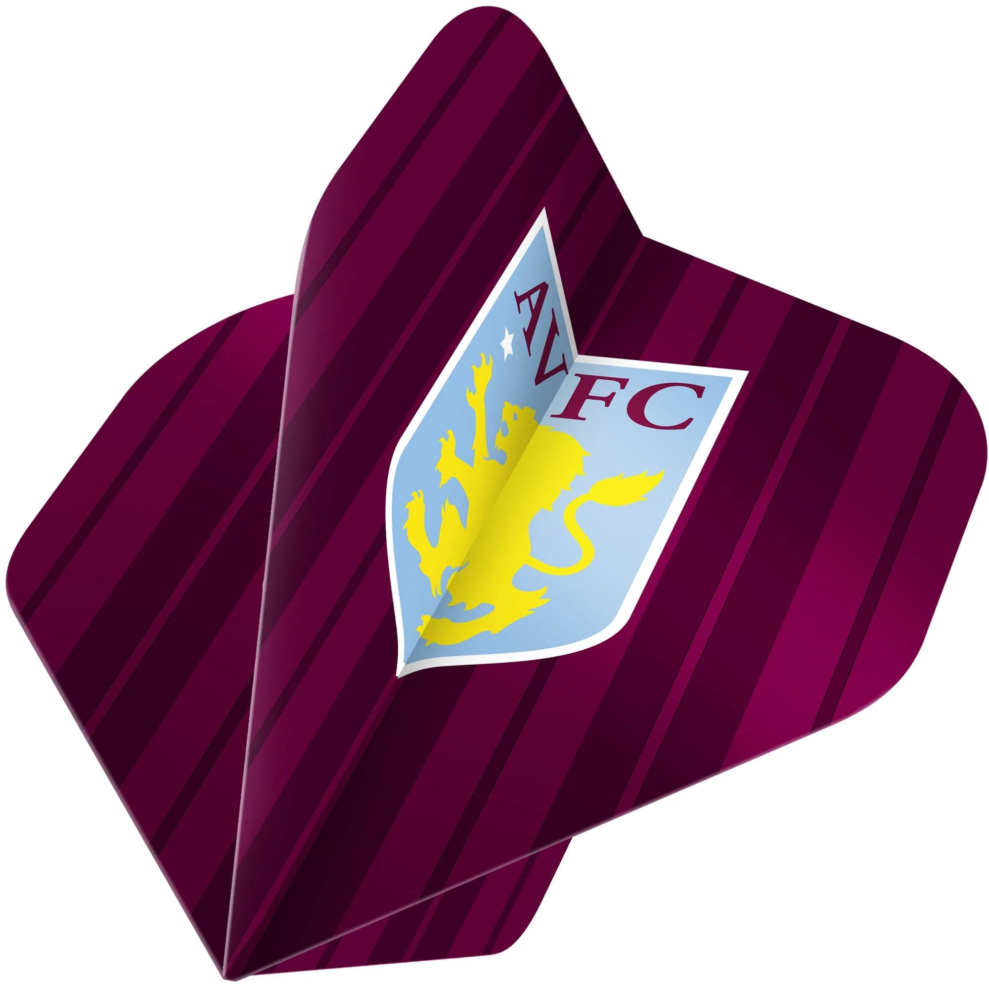 Aston Villa FC Dart Flights - 100 Micron - No2 - Std - AVFC - F2 - Vertical Stripe - Image 2