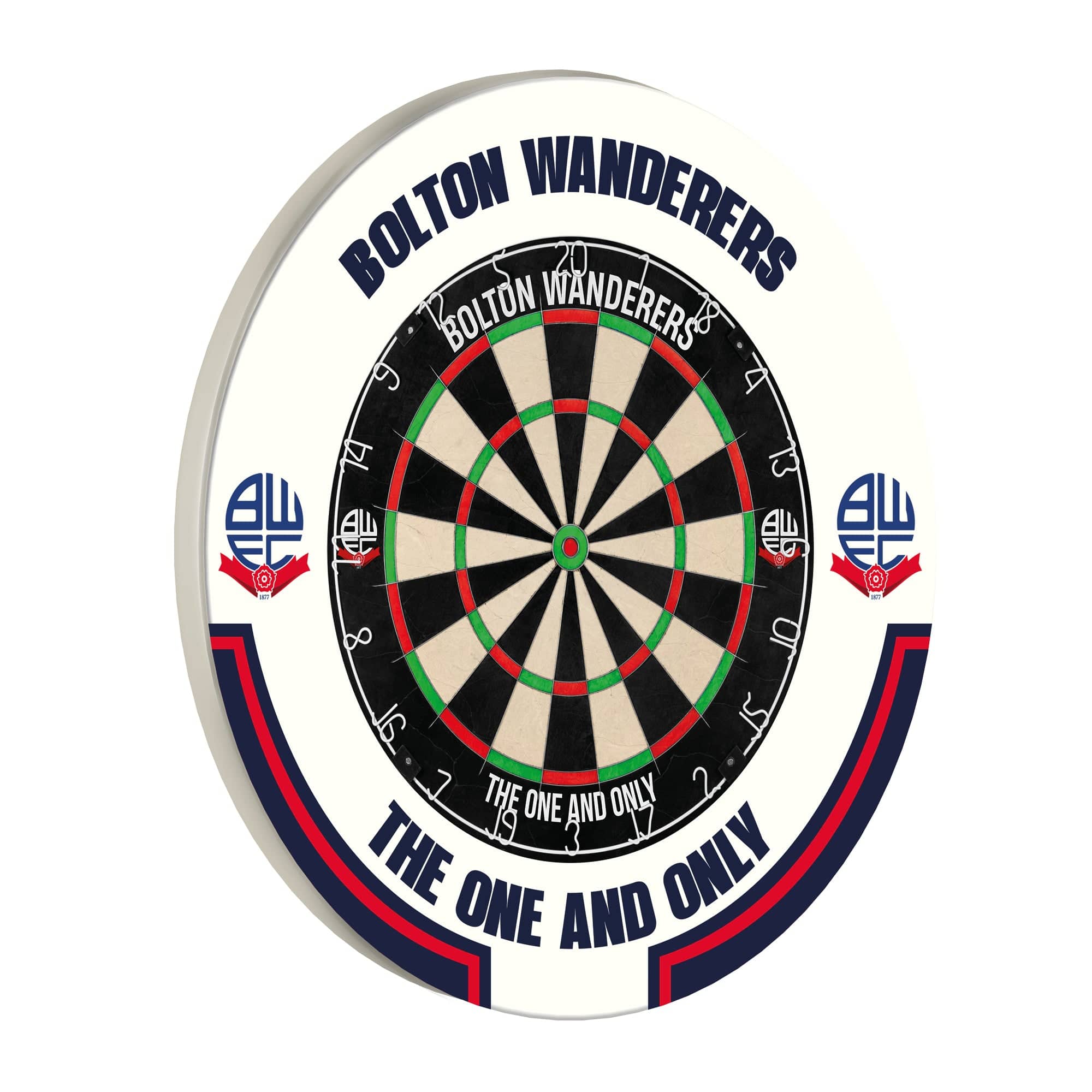 Bolton Wanderers Dartboard Surround - Official Licensed - BWFC - S1 - White - The One and Only - Image 4