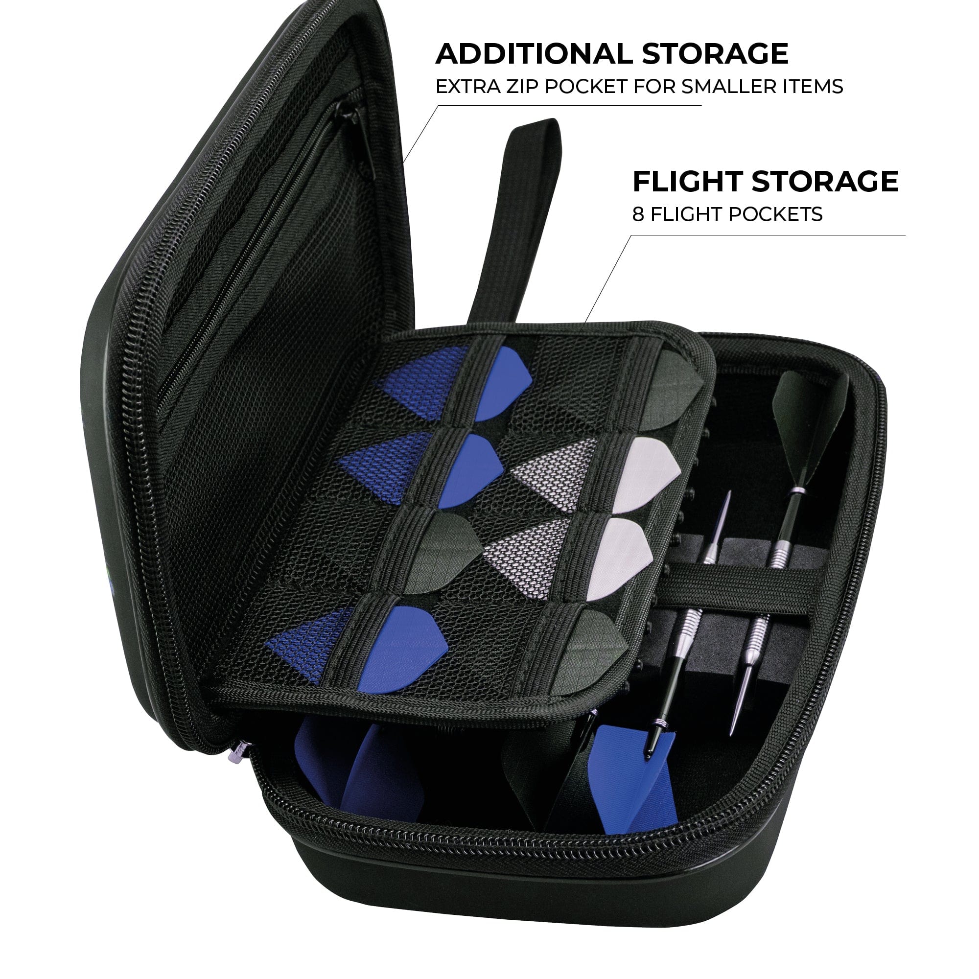 Bolton Wanderers Large Darts Case - Black - BWFC - W3 - Club Logo on Blue - Image 4