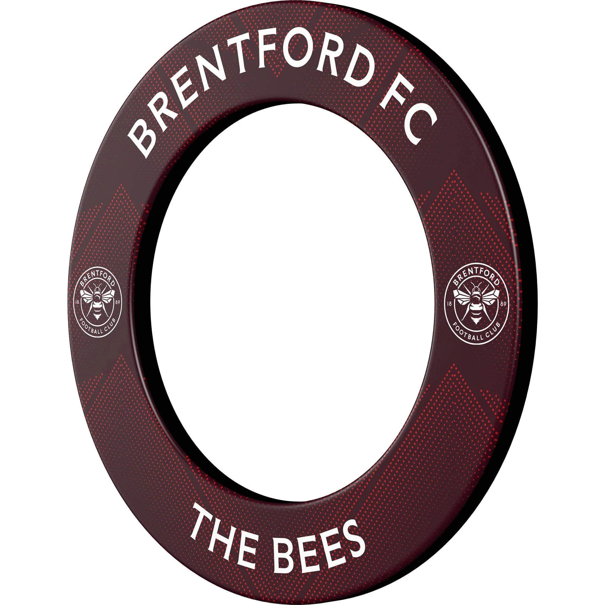 Brentford FC - Official Licensed - The Bees - Dartboard Surround - S3 - Dark Red - Image 2