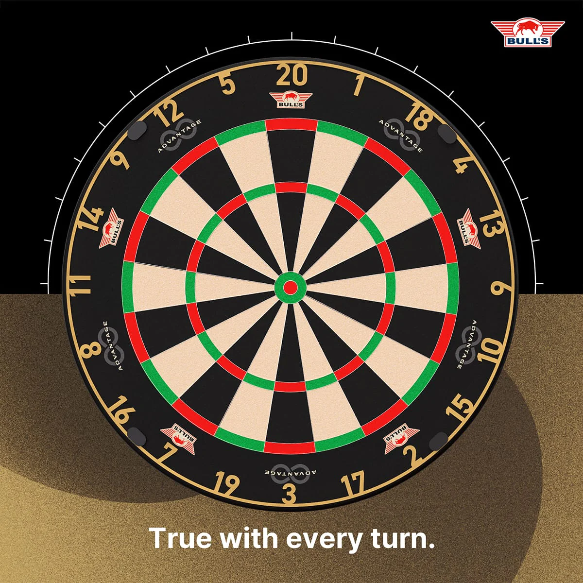 Bulls Advantage 8 Dartboard - Professional - African Sisal - Image 3