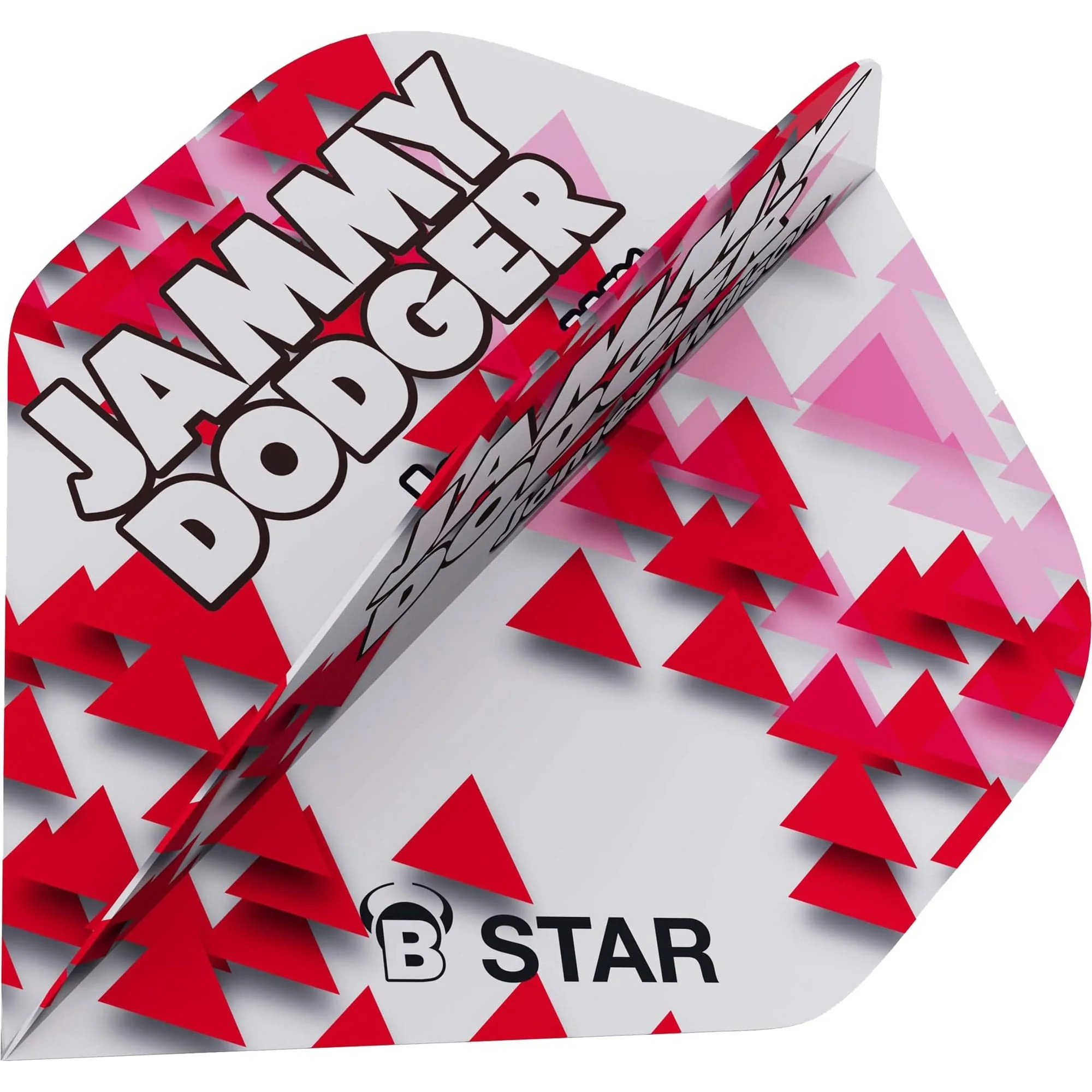 BULL'S B-Star Dart Flights - 100 Micron - A-Std - James Wilson - Jammie Dodger - Image 2