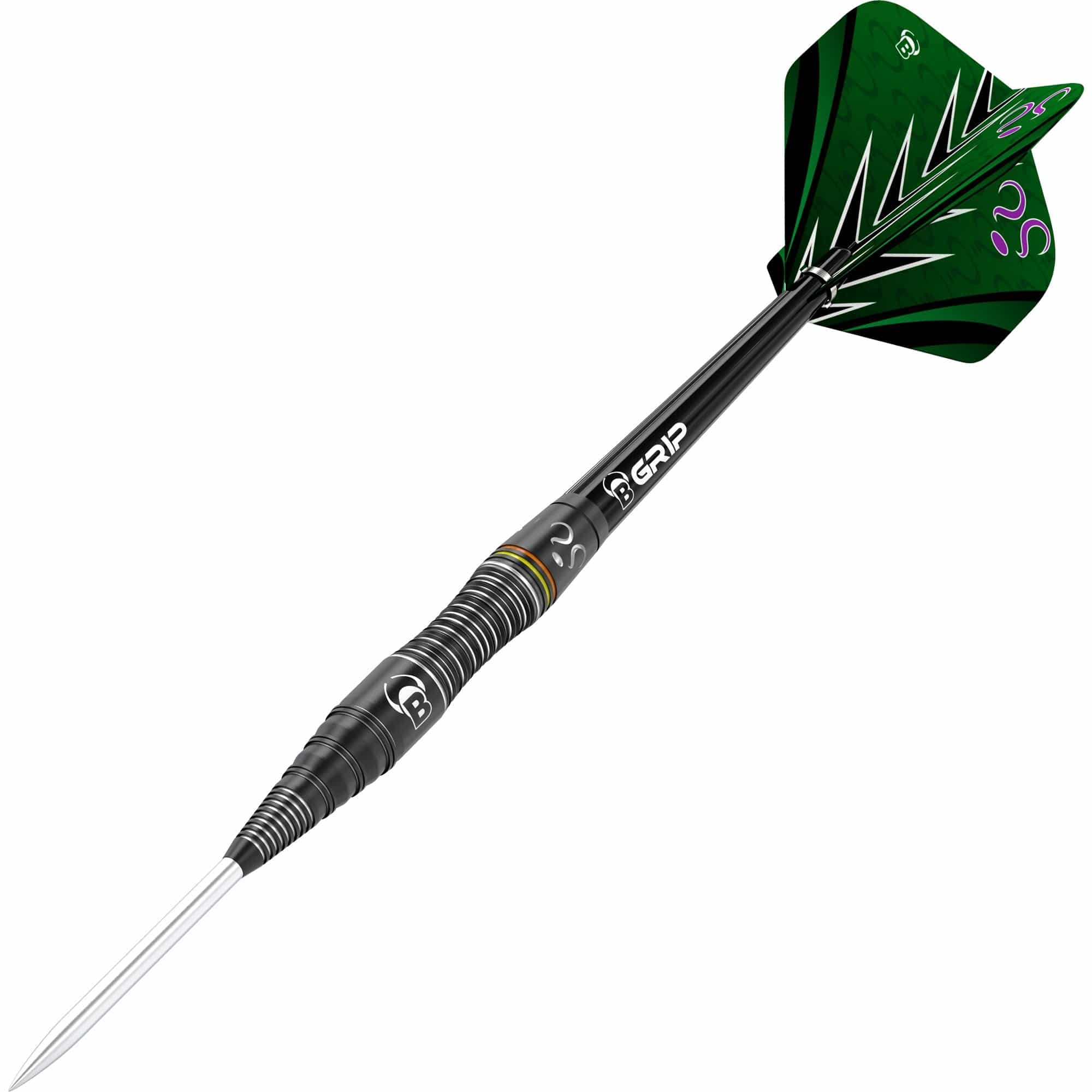 BULL'S Brian Raman Darts - Steel Tip - 90% Tungsten - Black Titanium - Image 3