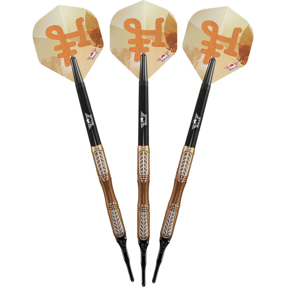 Bulls Bronzo Darts - Soft Tip - 90% Tungsten - True - Image 2