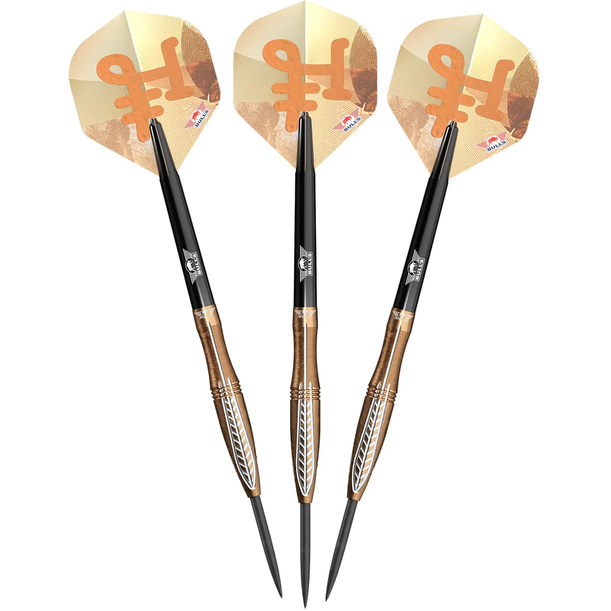 Bulls Bronzo Darts - Steel Tip - 90% Tungsten - Flux - Image 2