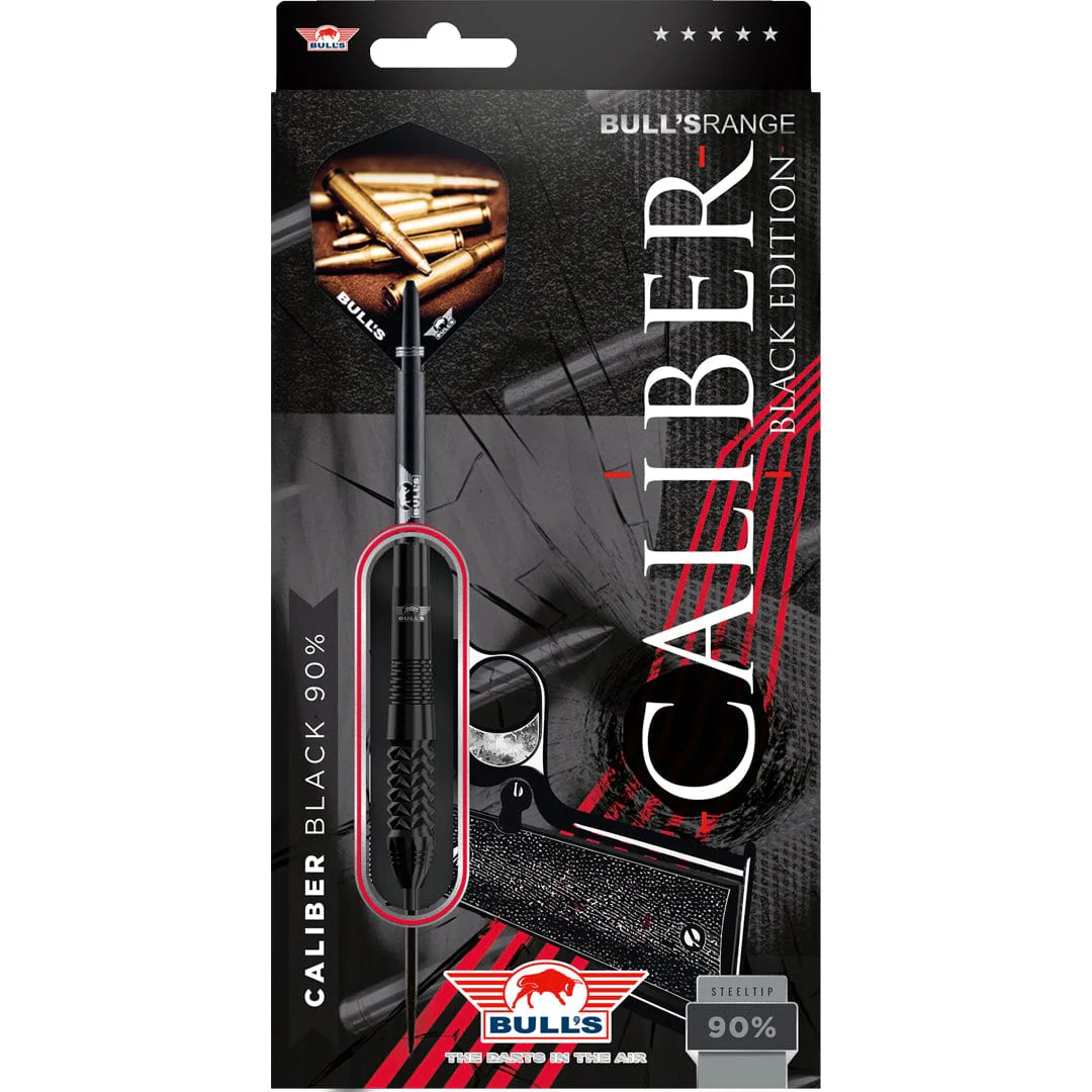 Bulls Caliber Black Darts - Steel Tip - 90% Tungsten - Image 5