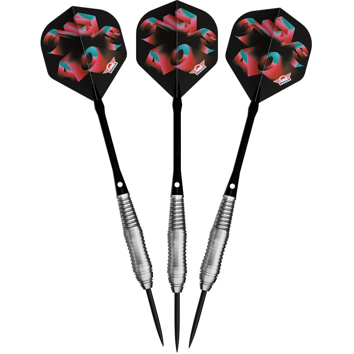 Bulls Chaos Darts - Steel Tip - 90% Tungsten - Pink - Image 2