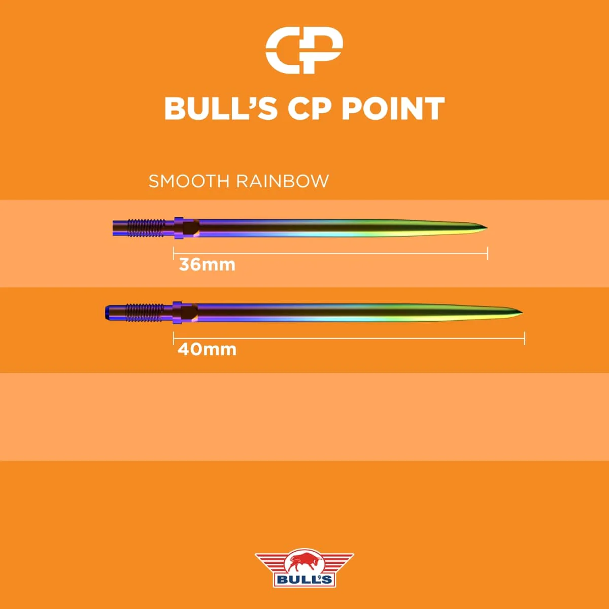 Bulls CP Dart Points - Steel Tip - Smooth - Image 5