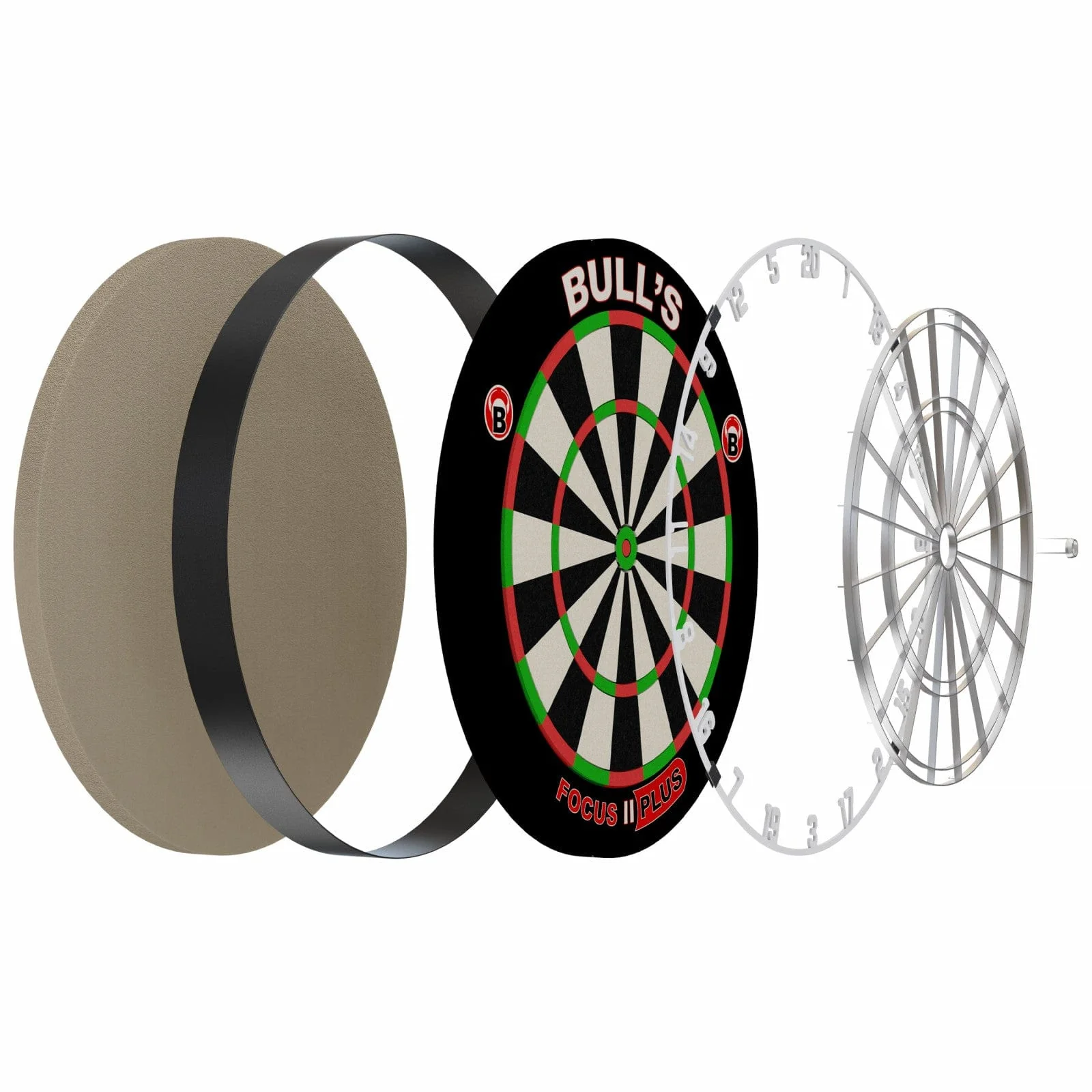 BULL'S Focus II Plus Dartboard - Professional - Image 5