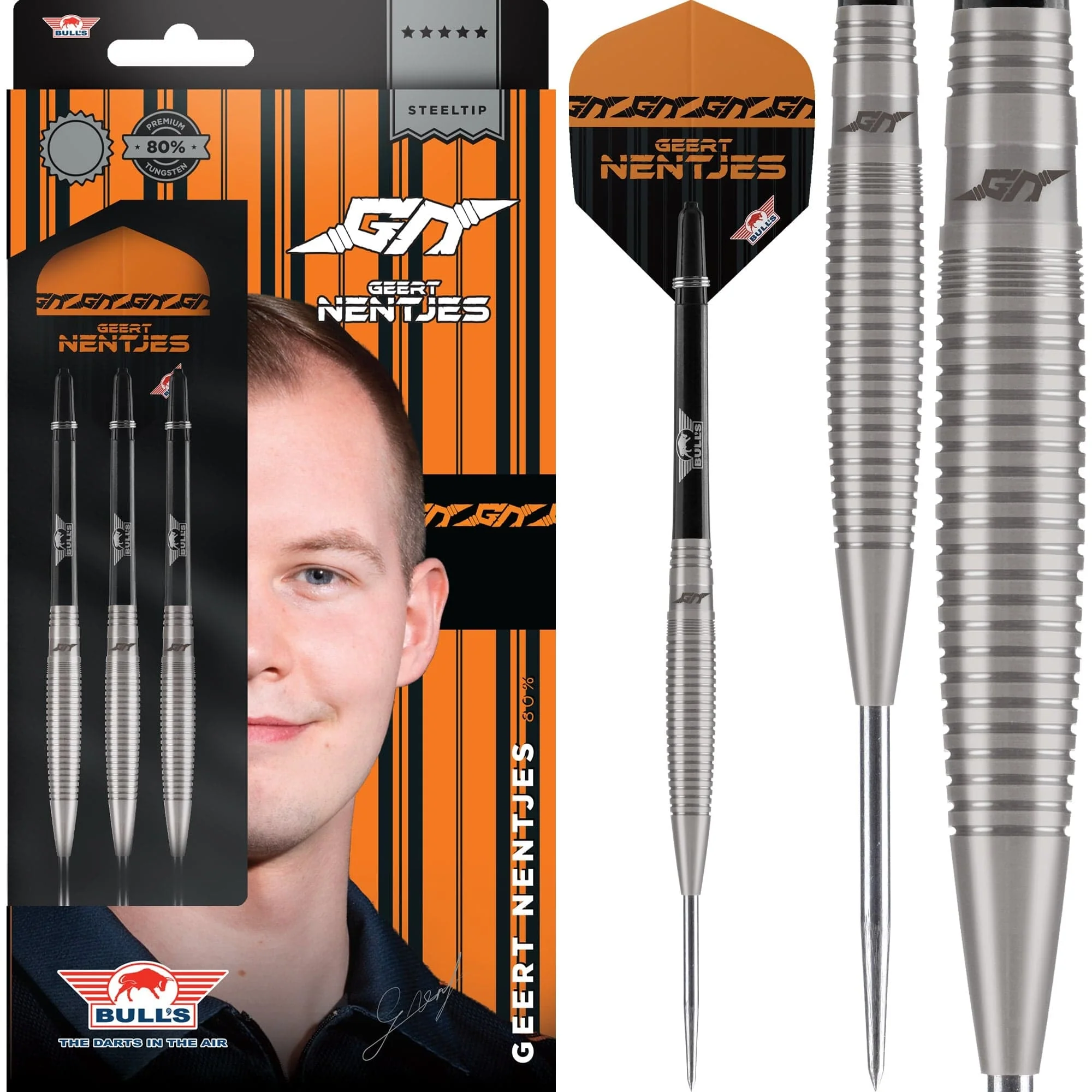 Bulls Geert Nentjes Darts - Steel Tip - 80% - Natural - Image 2