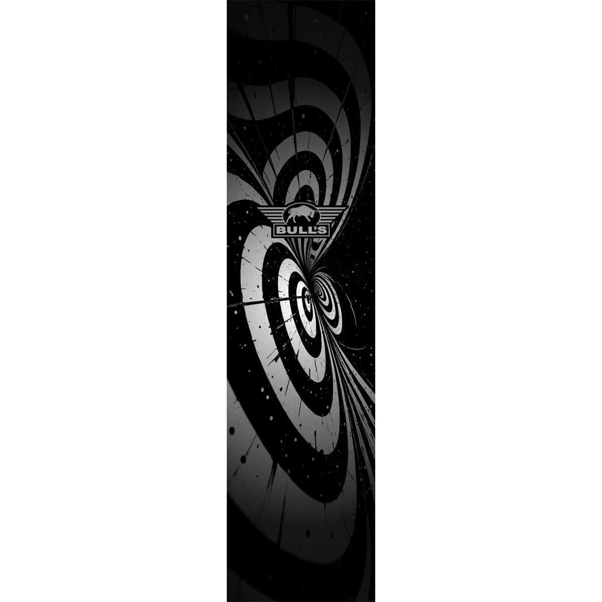 Bulls Illusion Carpet Dart Mat - Black & White - 241 x 55cm - Image 2