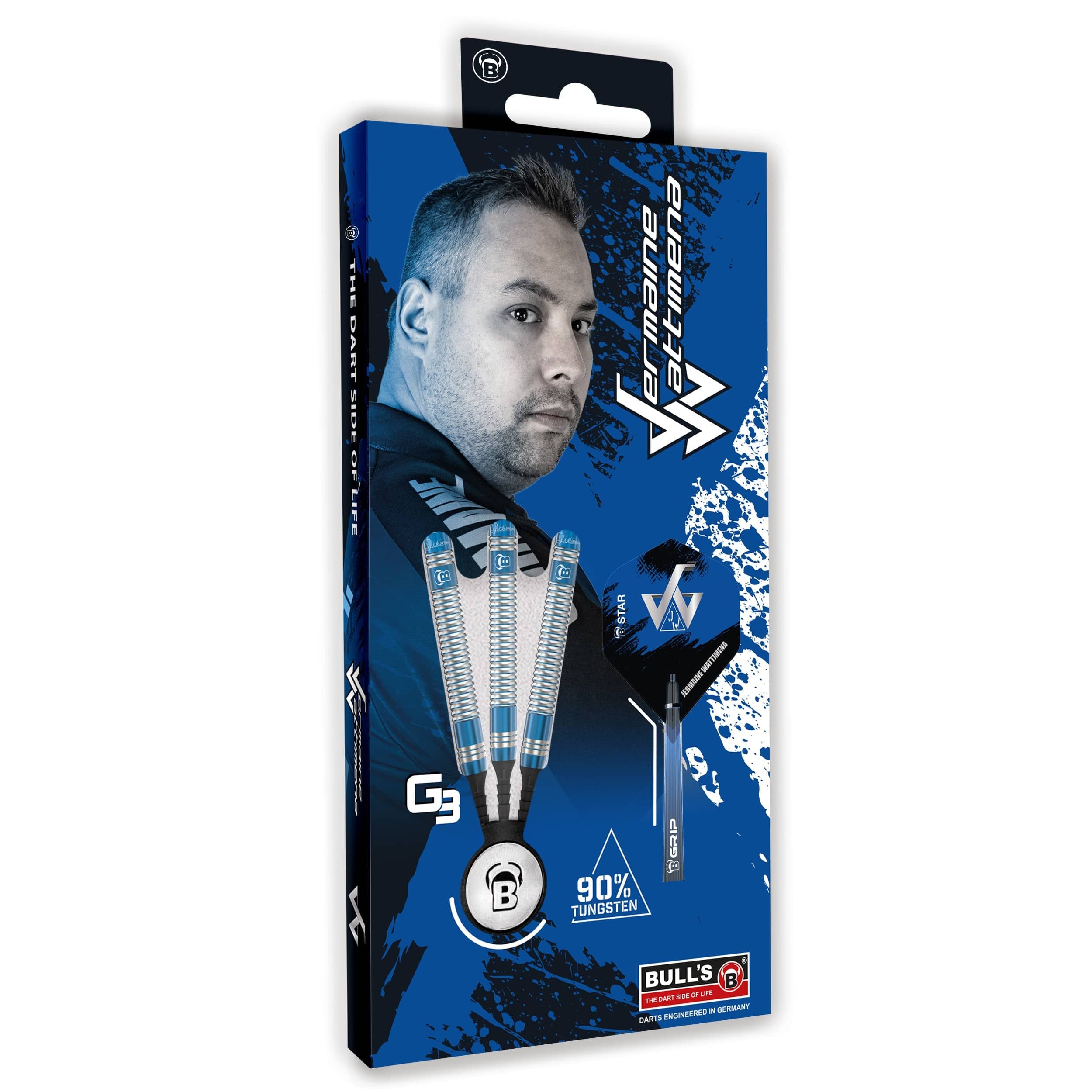 BULL'S Jermaine Wattimena Darts - Soft Tip - 90% Tungsten - G3 - 20g - Image 3