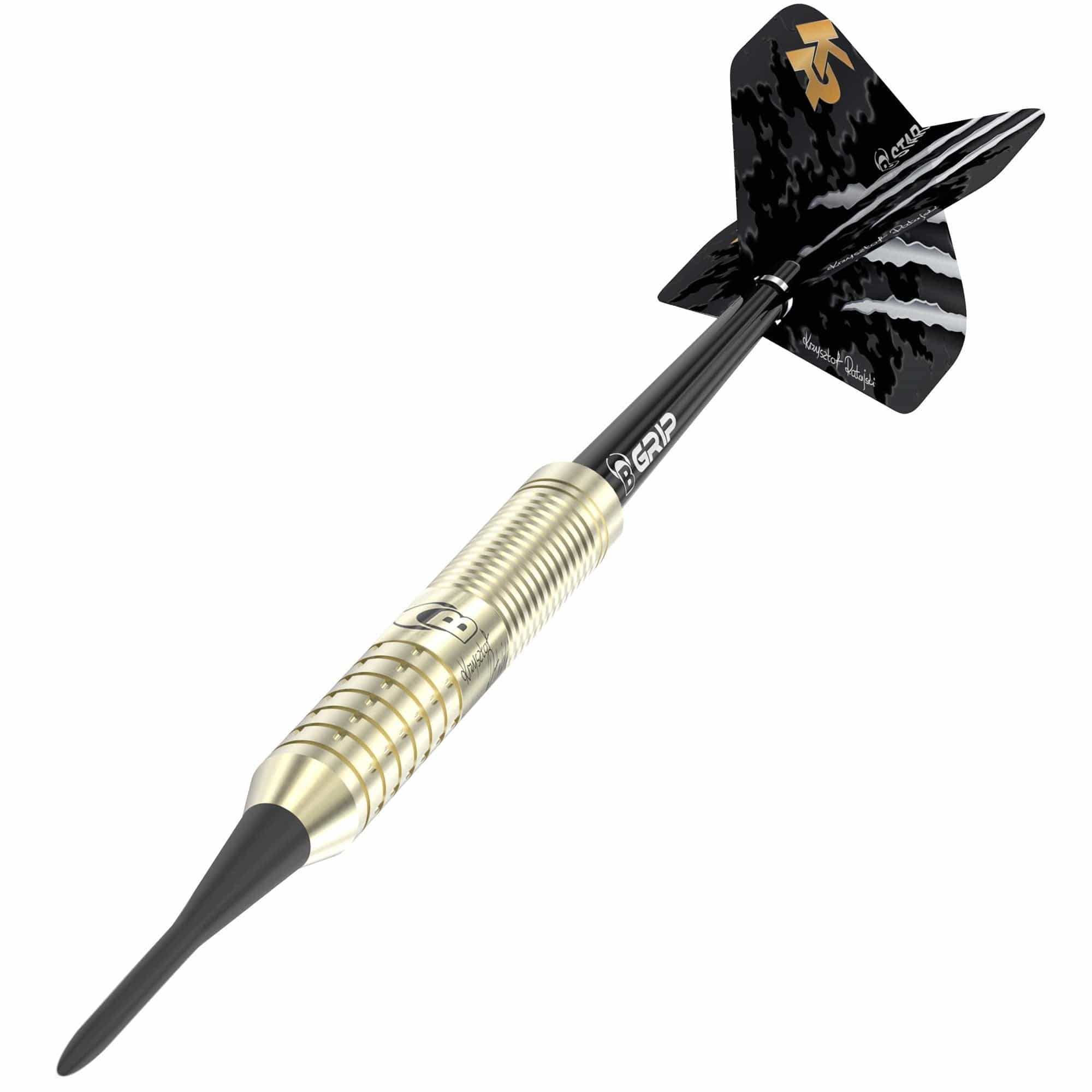 BULL'S Krzysztof Ratajski Darts - Soft Tip - The Polish Eagle - Brass - Gold - Image 2