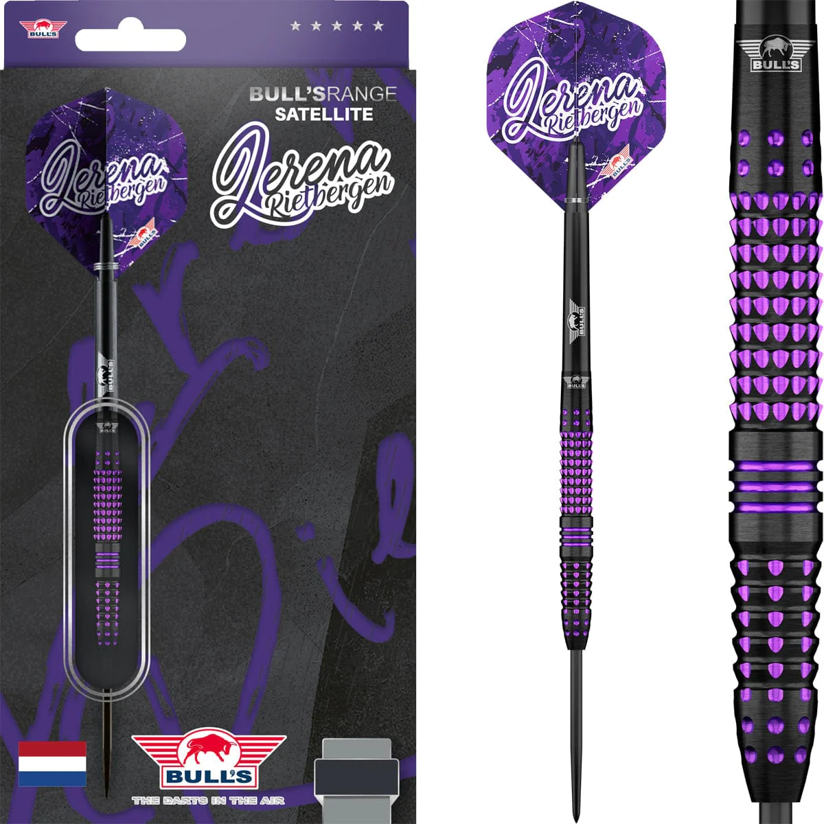 Bulls Lerena Rietbergen Darts - Steel Tip - 90% Tungsten
