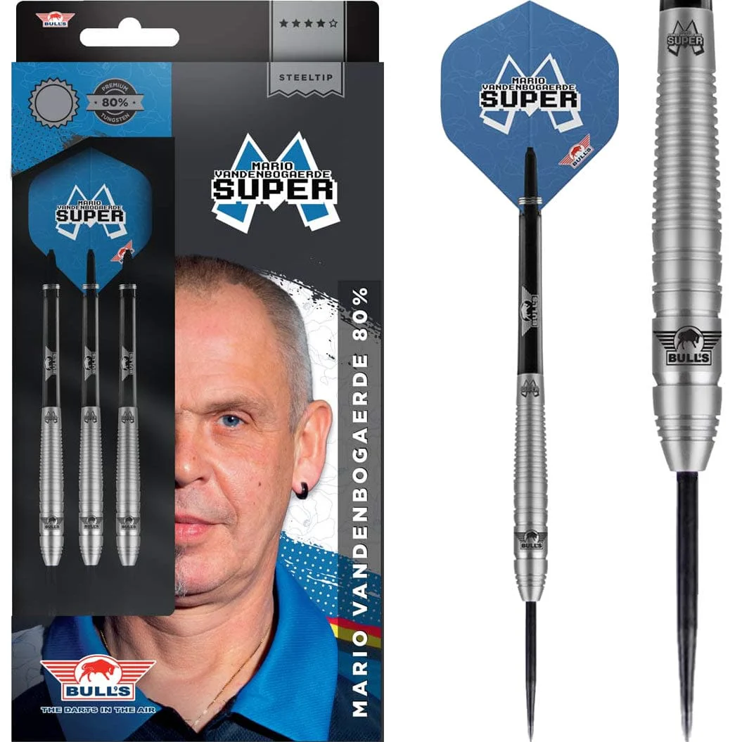 *Bulls Mario Vandenbogaerde Darts - Steel Tip - 80%