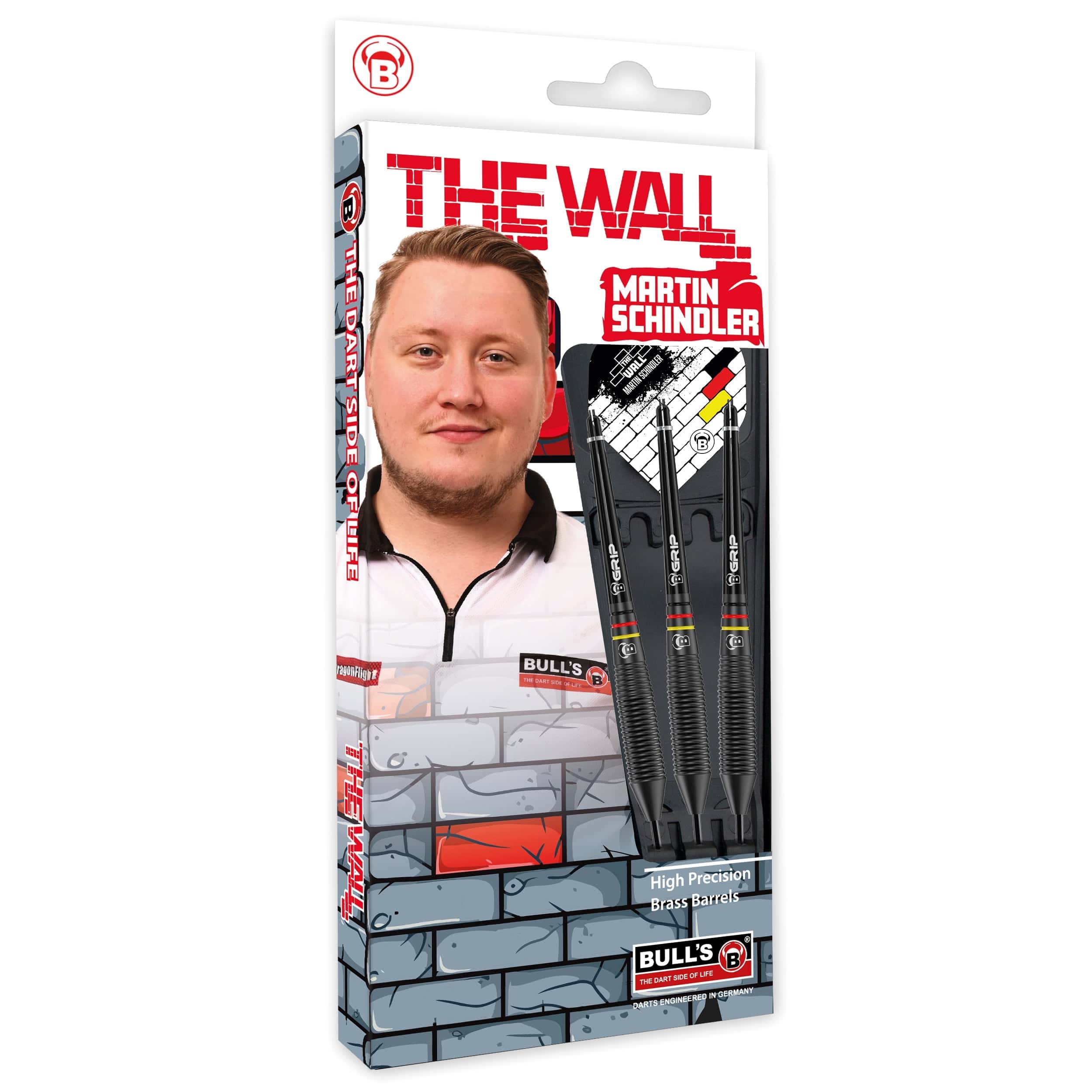 BULL'S Martin Schindler Darts - Steel Tip - Black Brass - Image 3
