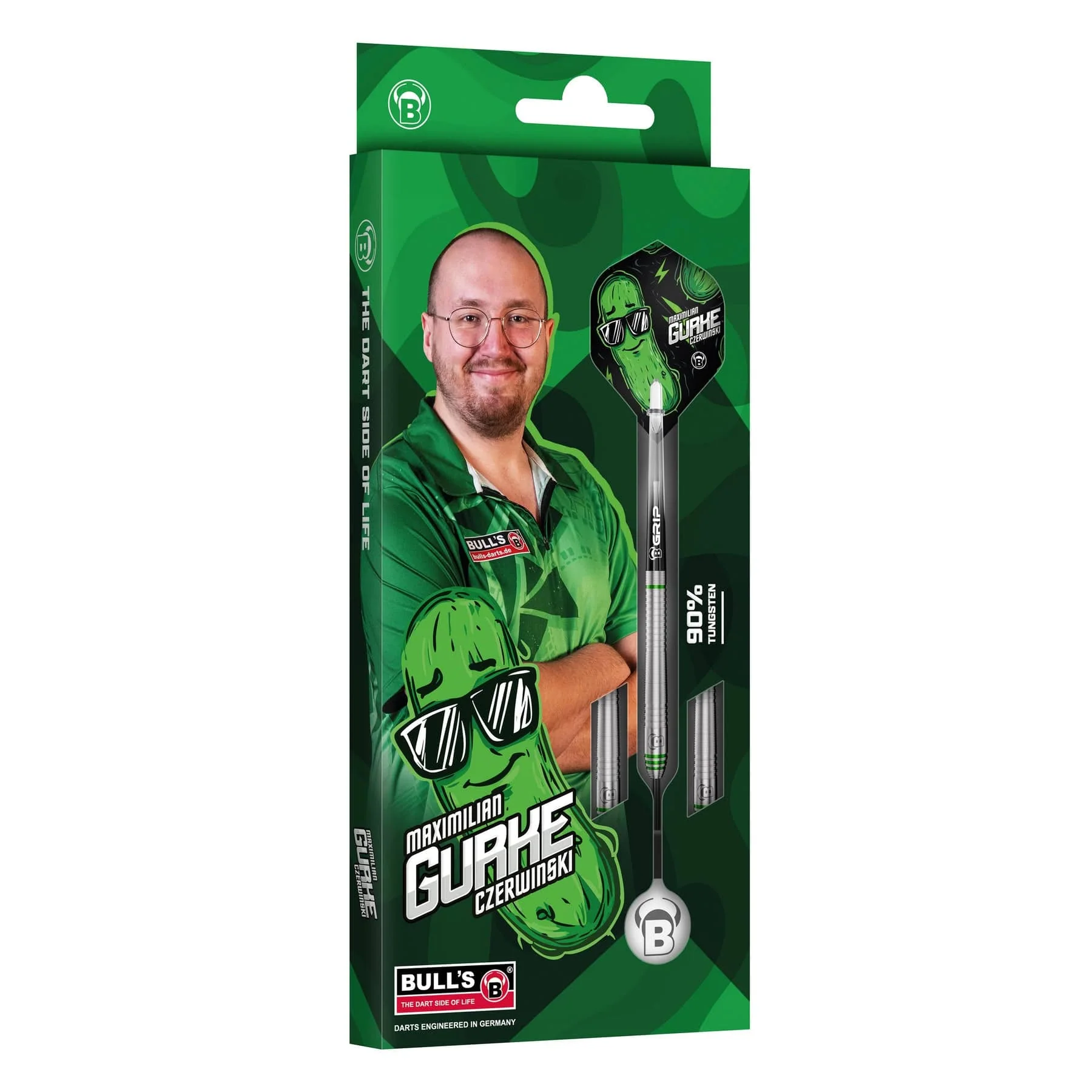 BULL'S Max Czerwinski Darts - Steel Tip - 90% Tungsten - Image 4