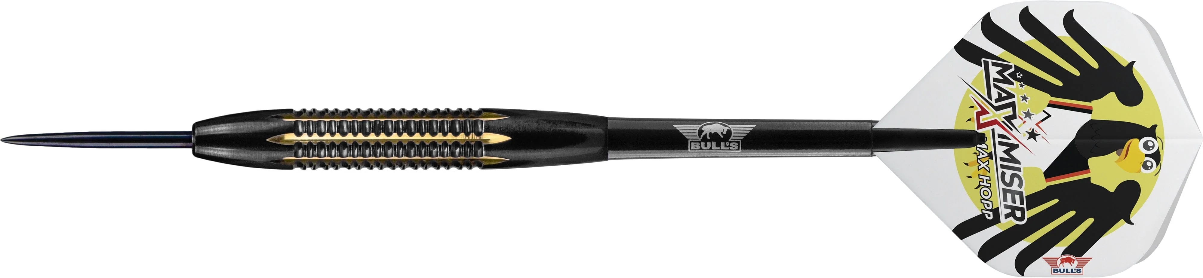 Bulls Max Hopp Darts - Steel Tip - Shell Coated - Brass - Maximiser - 21g - Image 2