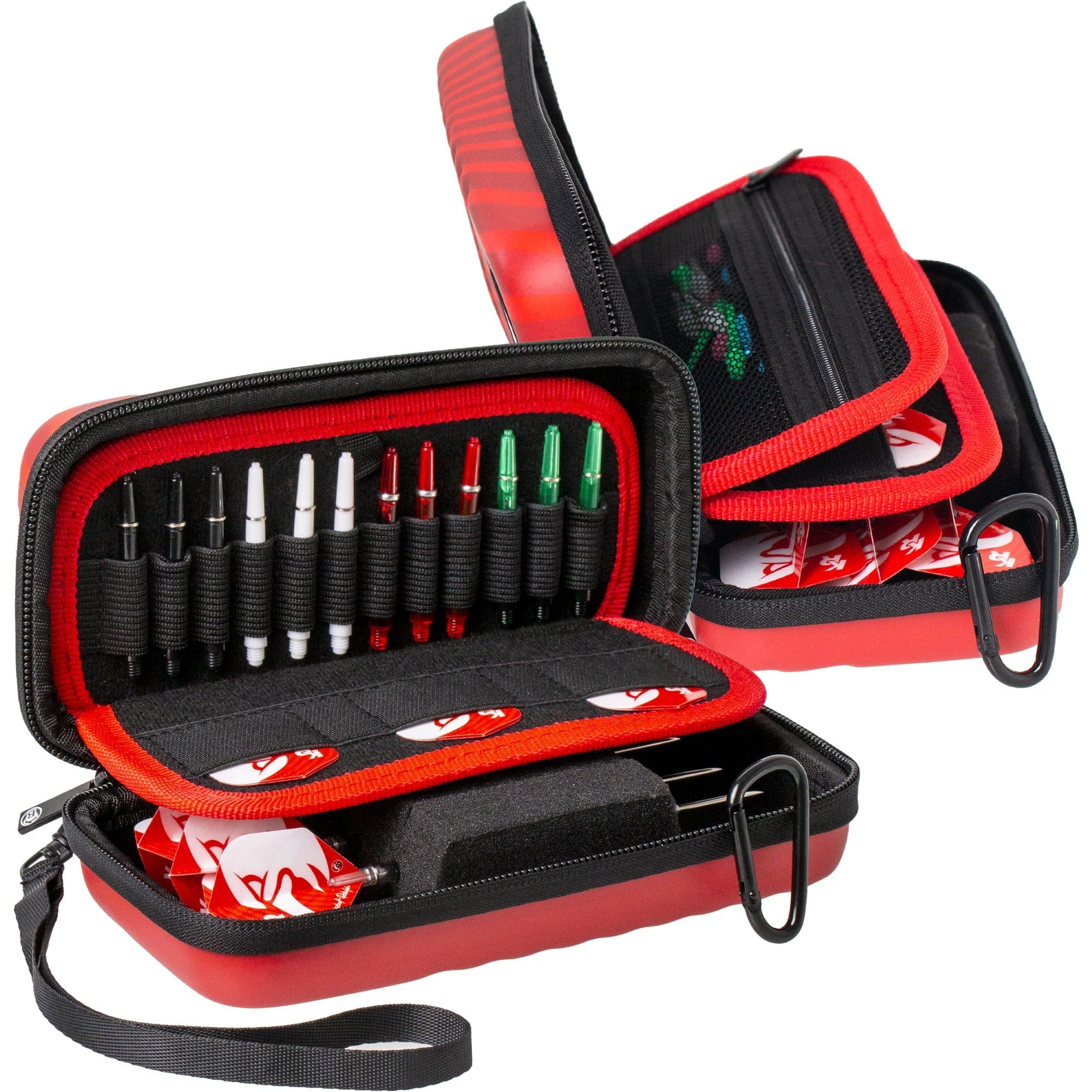 BULL'S Orbis Dart Case - S - Strong EVA - Red - Krzysztof Ratajski - Polish Eagle - Image 2