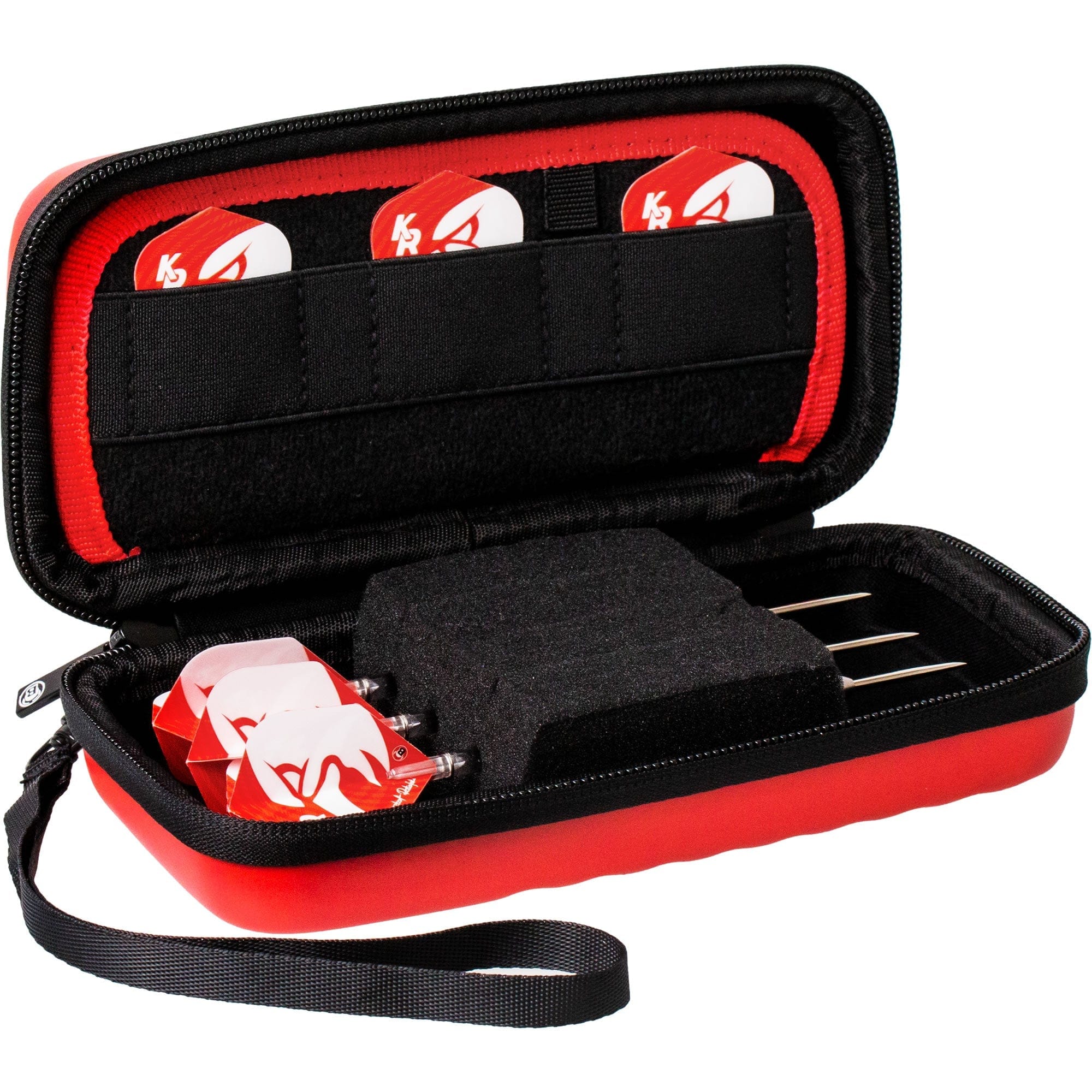 BULL'S Orbis Dart Case - S - Strong EVA - Red - Krzysztof Ratajski - Polish Eagle - Image 3