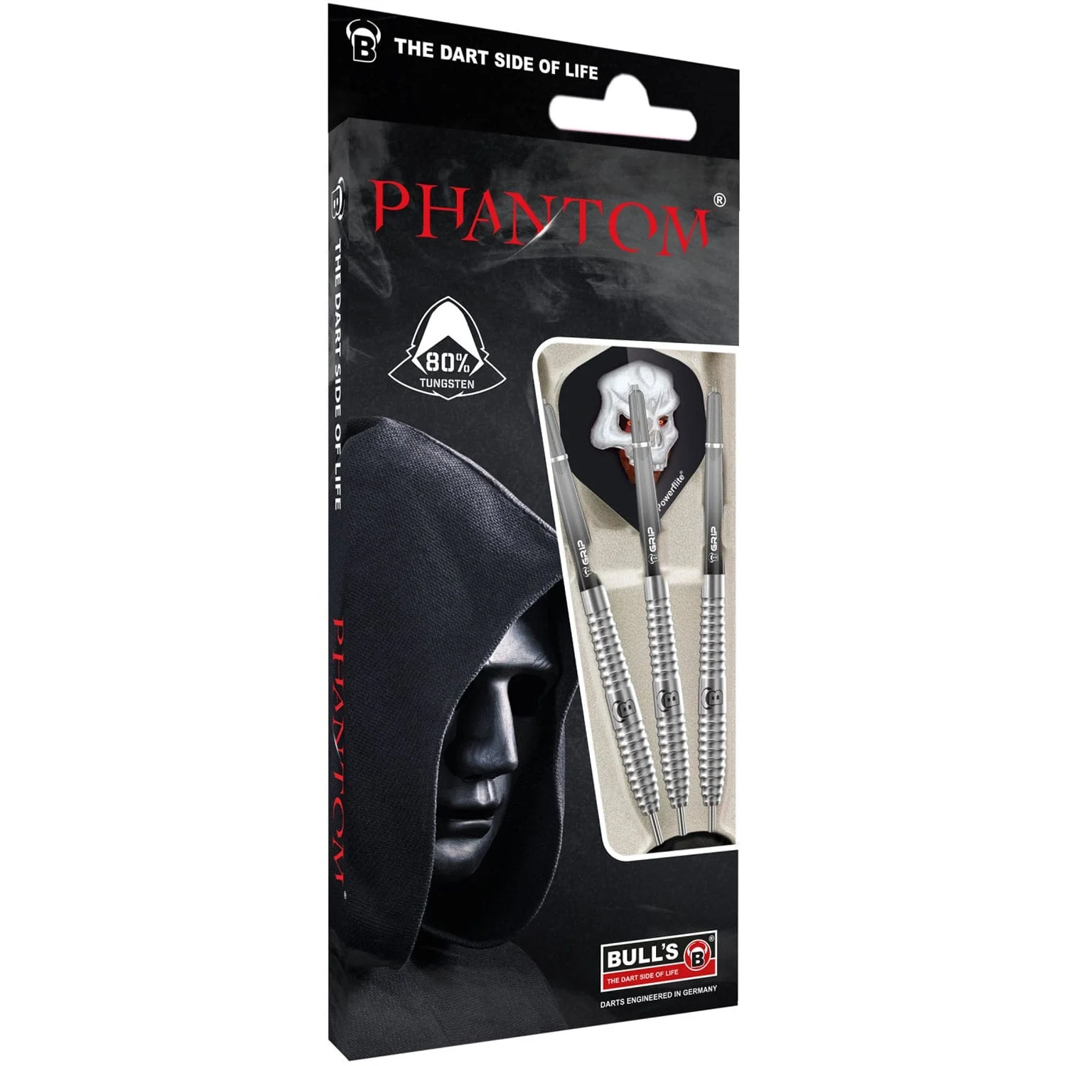 BULL'S Phantom PT3 Darts - Steel Tip - 80% Tungsten - Ringed - Image 3