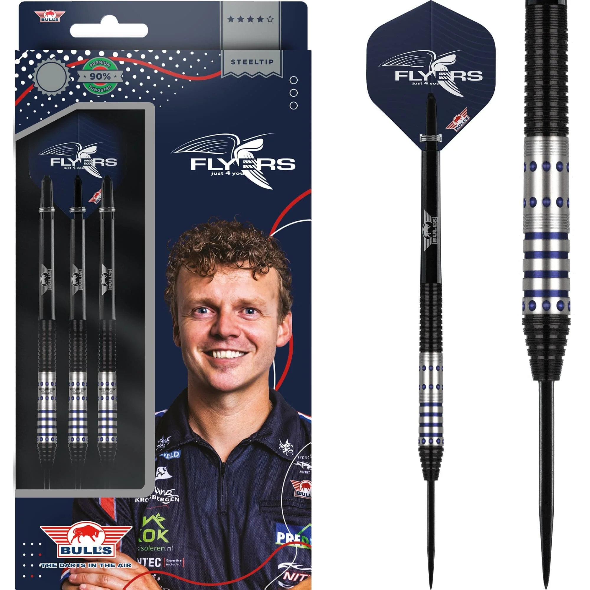 *Bulls Richard Veenstra Darts - Steel Tip - Flyers
