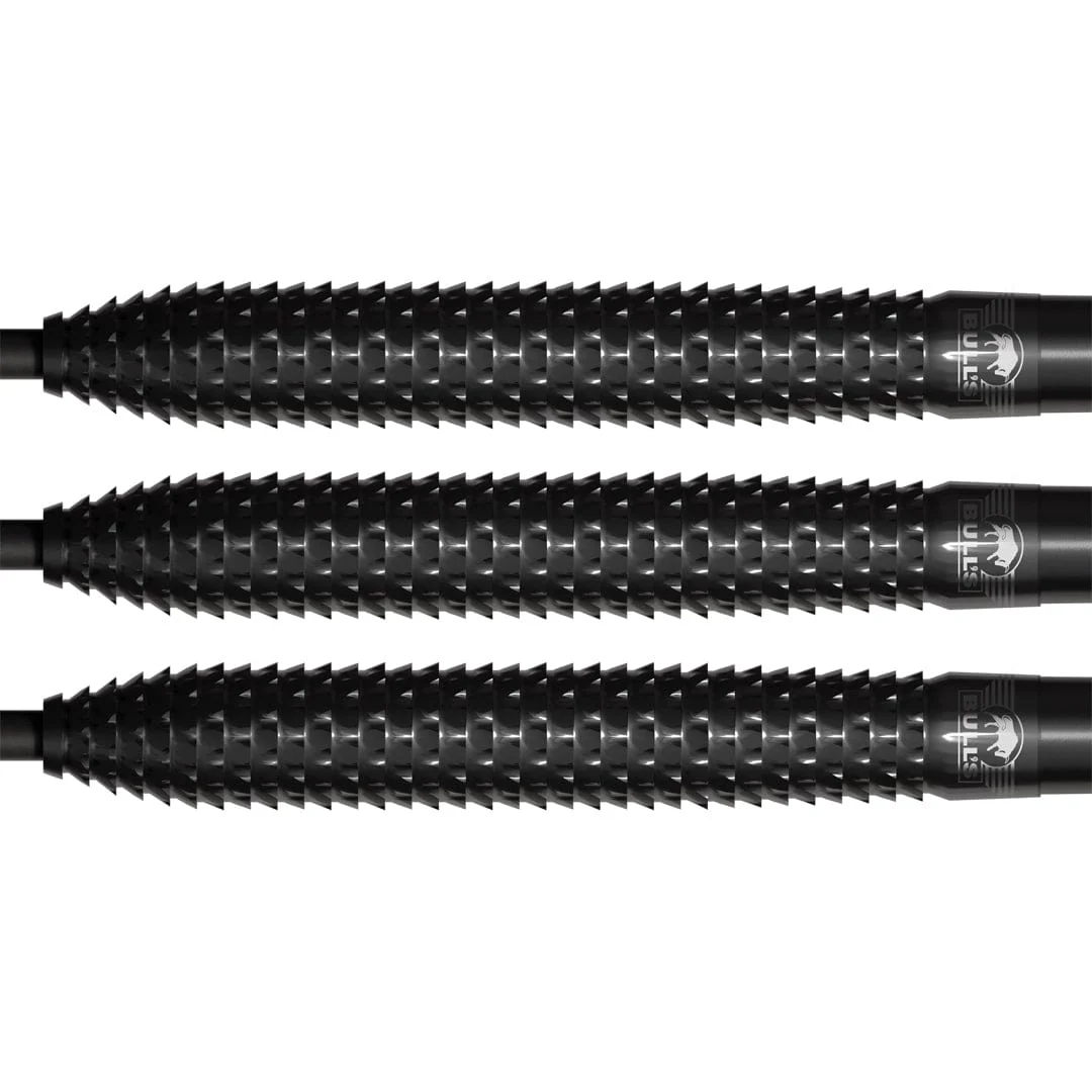 Bulls Shark Pro Black Darts - Steel Tip - 90% Tungsten - Image 2