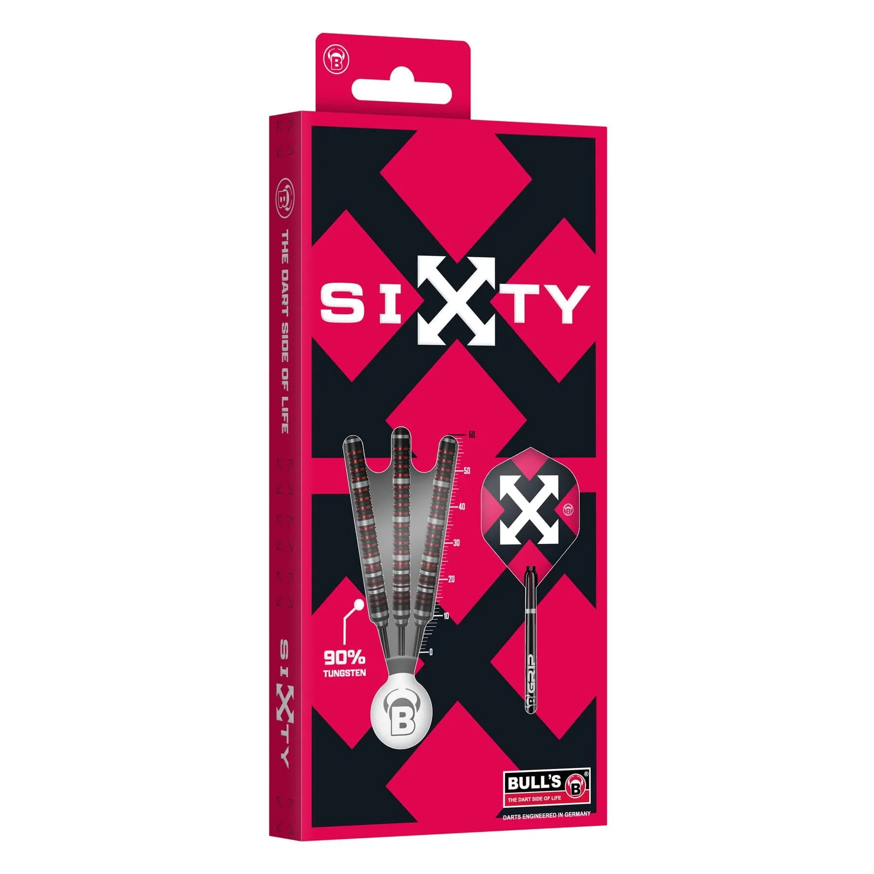 BULL'S Sixty Darts - Steel Tip - 90% Tungsten - S2 - Image 4
