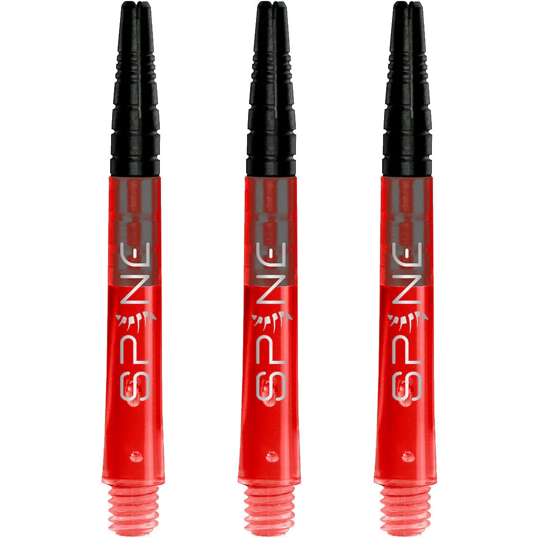 *Bulls Spine Dart Shafts - Polycarbonate with Aluminium Top - Red - Image 2