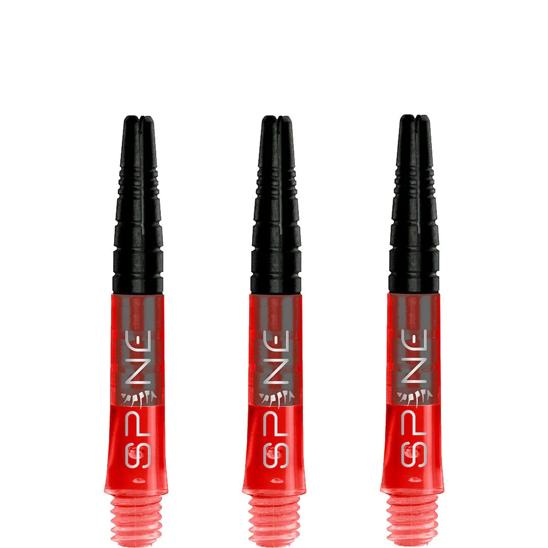 *Bulls Spine Dart Shafts - Polycarbonate with Aluminium Top - Red - Image 4