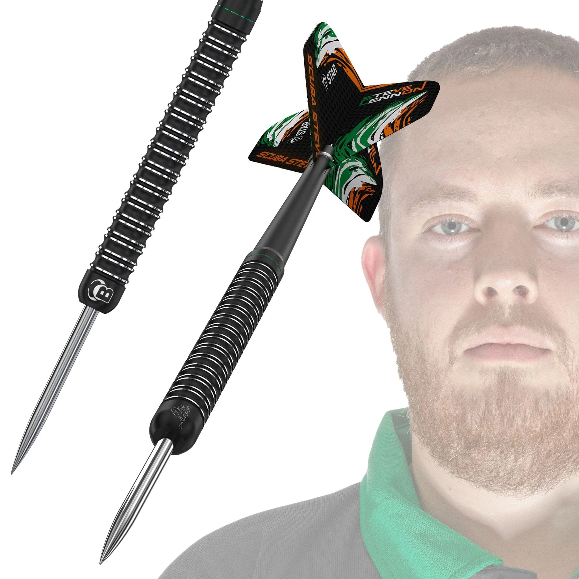 BULL'S Steve Lennon Darts - Steel Tip - Scuba Steve - Image 4