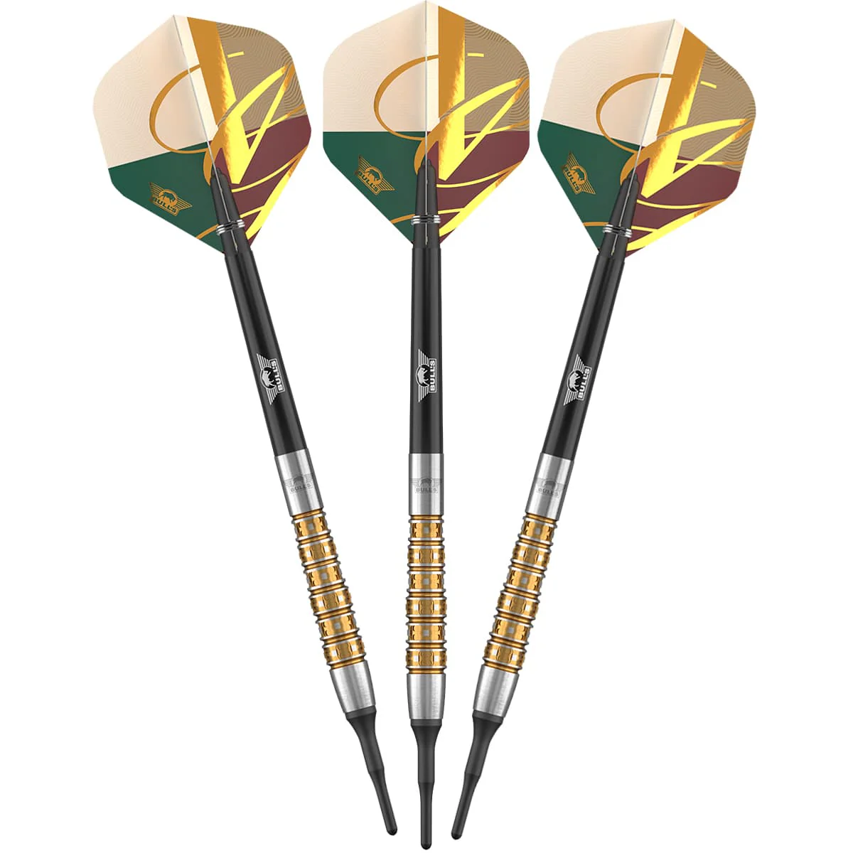 Bulls Vintago CP Darts - Soft Tip - 90% Tungsten - Bomb - Image 2