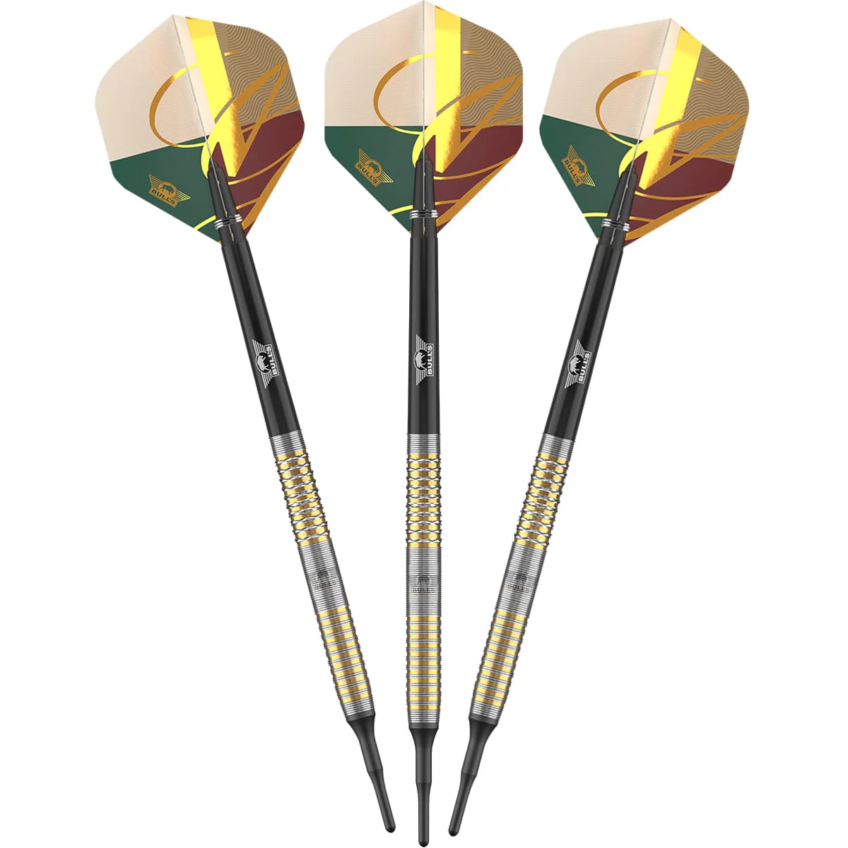 Bulls Vintago CP Darts - Soft Tip - 90% Tungsten - Ghost - Image 3