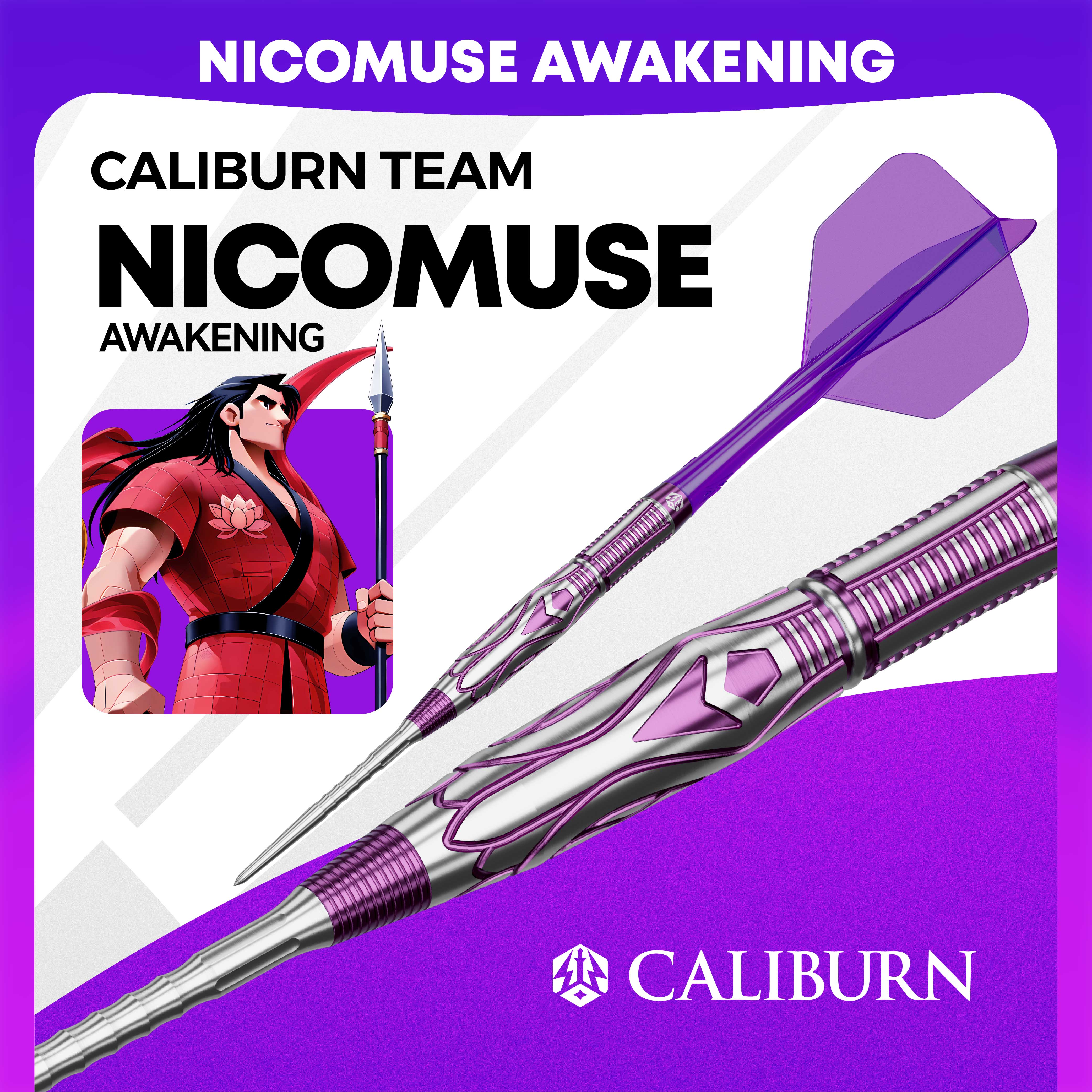 Caliburn Awakening Darts - Steel Tip - 90% Tungsten - Nicomuse - Image 5