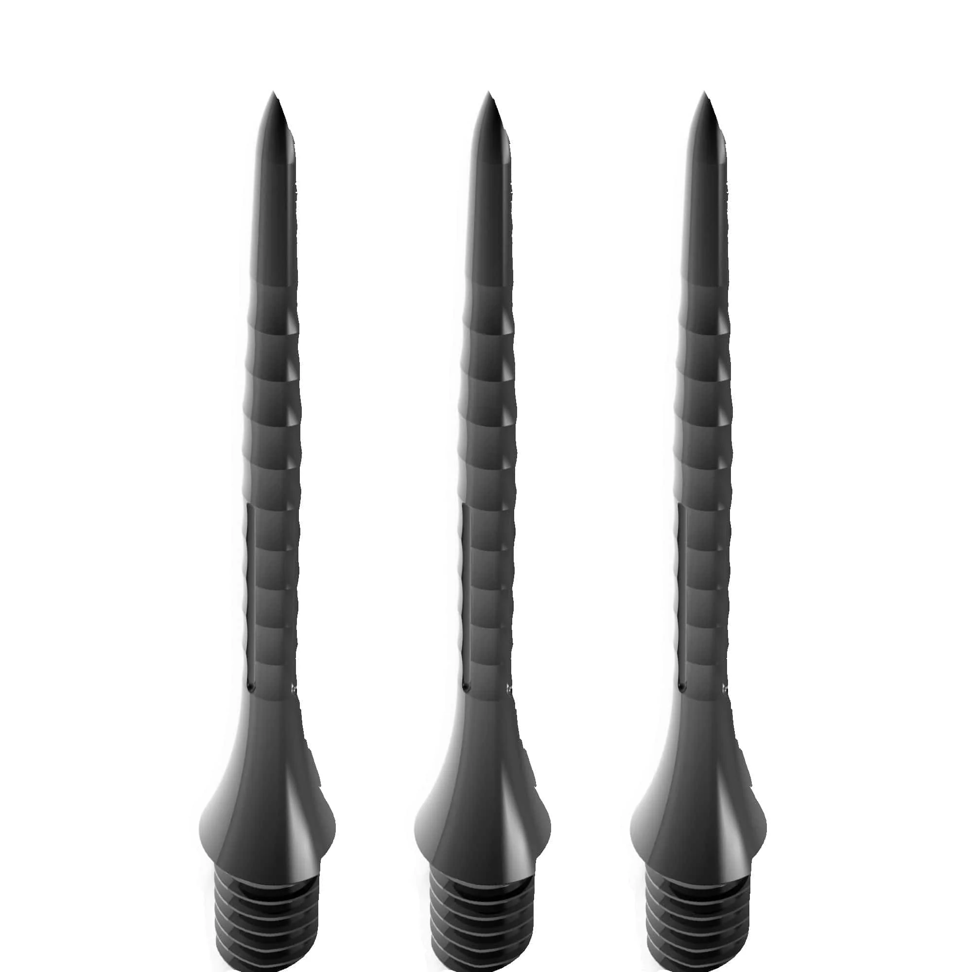 Caliburn Bamboo Conversion Points - Screw In - Soft Tip to Steel Tip - Black - Image 3
