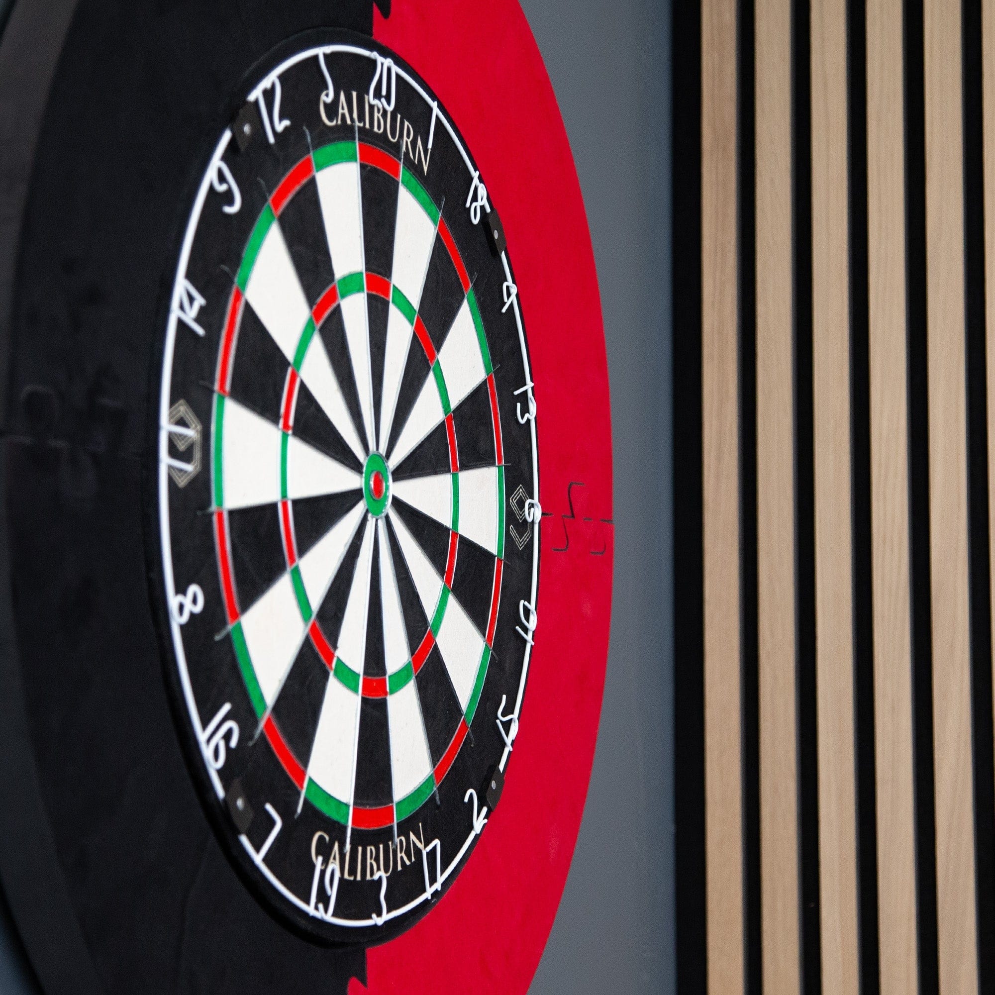 Caliburn EVA Dartboard Surround - Jigsaw 4 Piece - Lightweight - Black & Red - Image 3