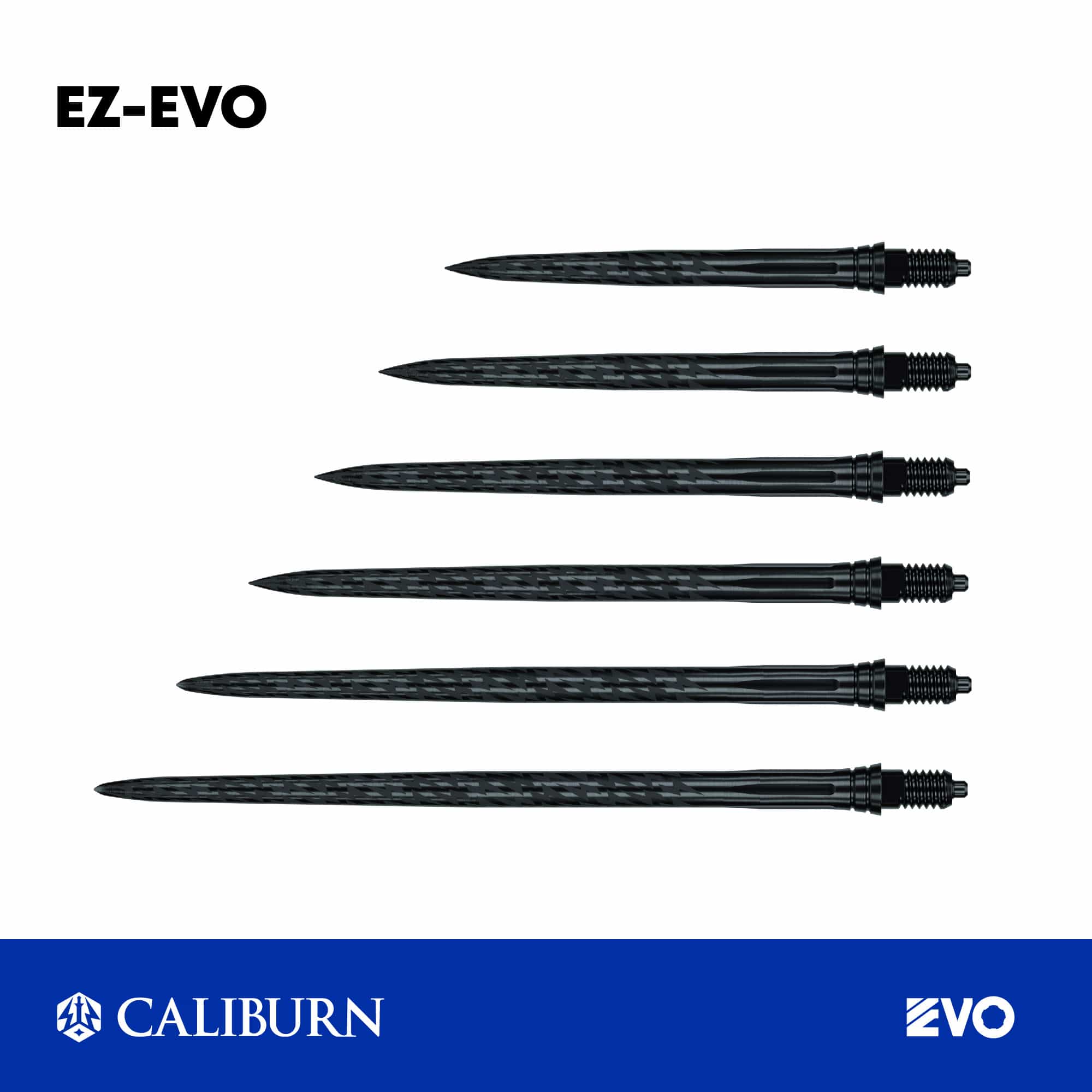 CALIBURN EZ-EVO Dart Points - Steel Tip - Laser Lightning - Image 3