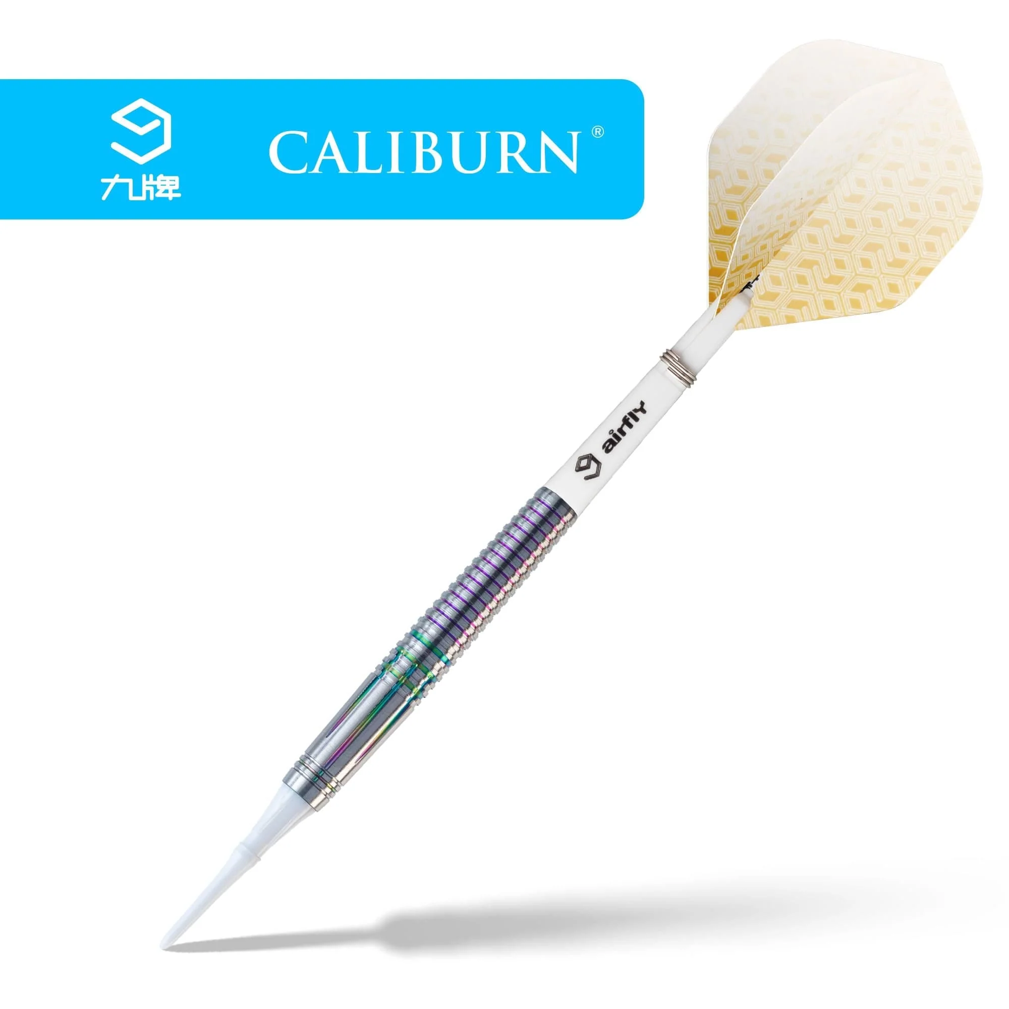 Caliburn Jaguar Darts - Soft Tip - 90% - Rainbow - Image 6