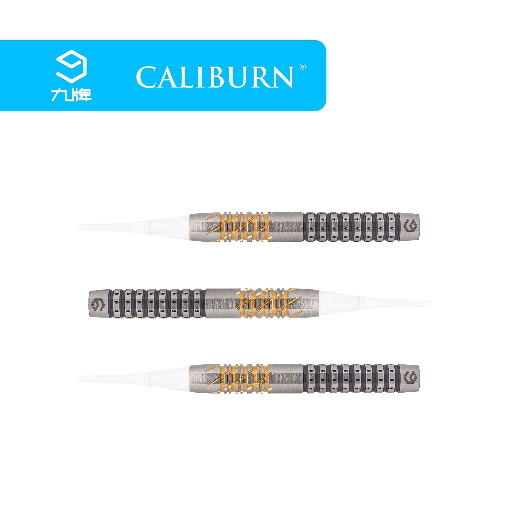 *Caliburn Player Darts - Soft Tip - 95% - Black & Gold - Sandy II - Image 7