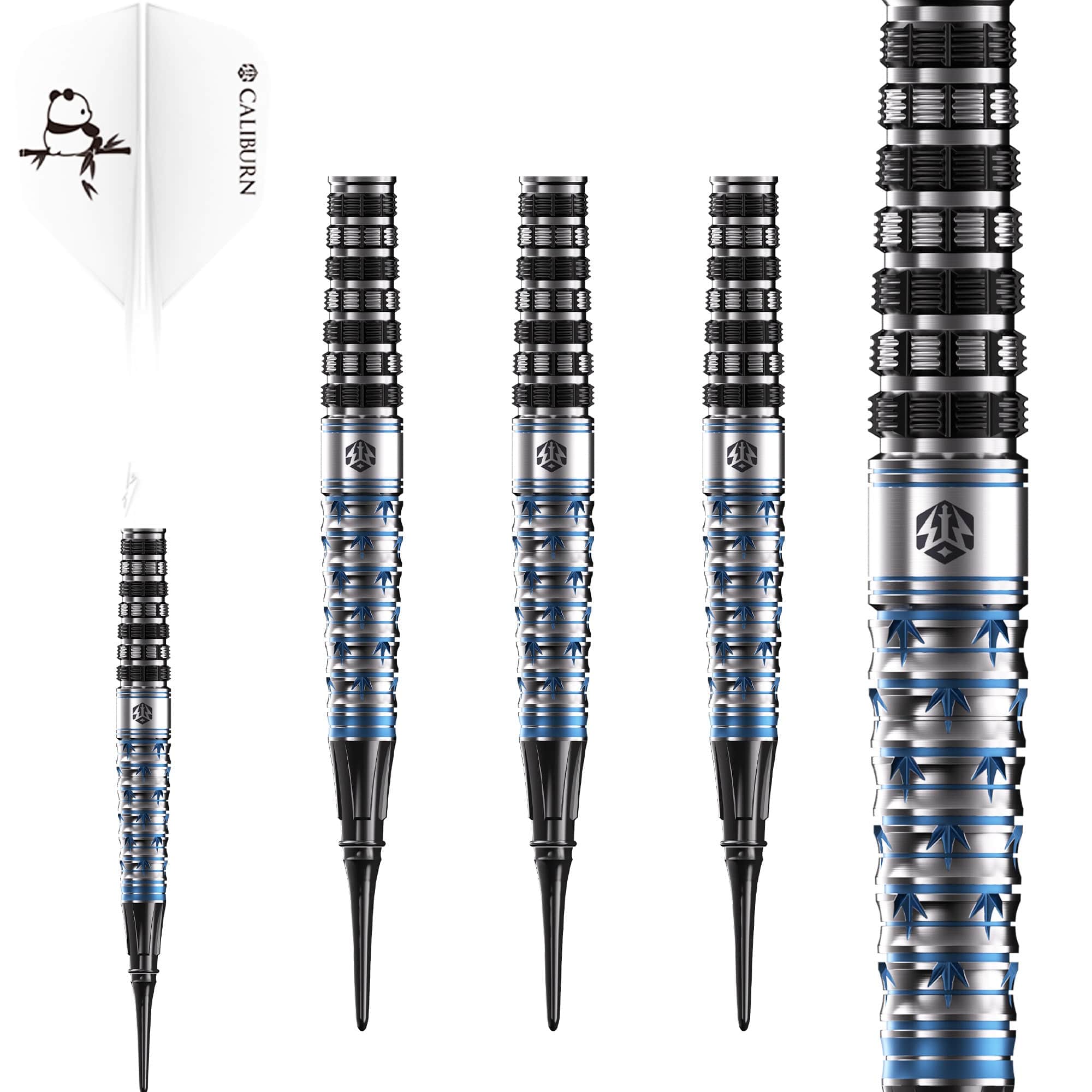 Caliburn Player Darts - Soft Tip - 95% Tungsten - The Pandaman - Advanced - Image 3
