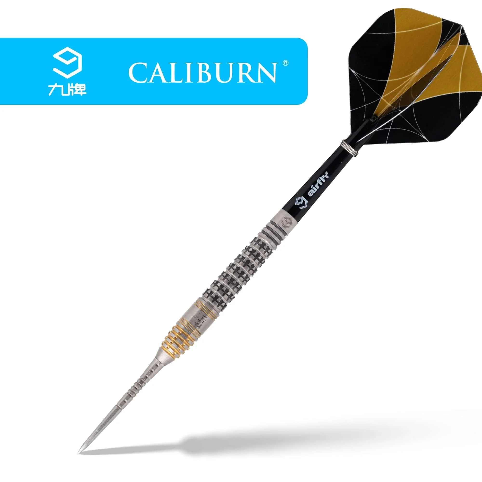Caliburn Player Darts - Steel Tip - 90% - Silver & Gold - Han - Image 6