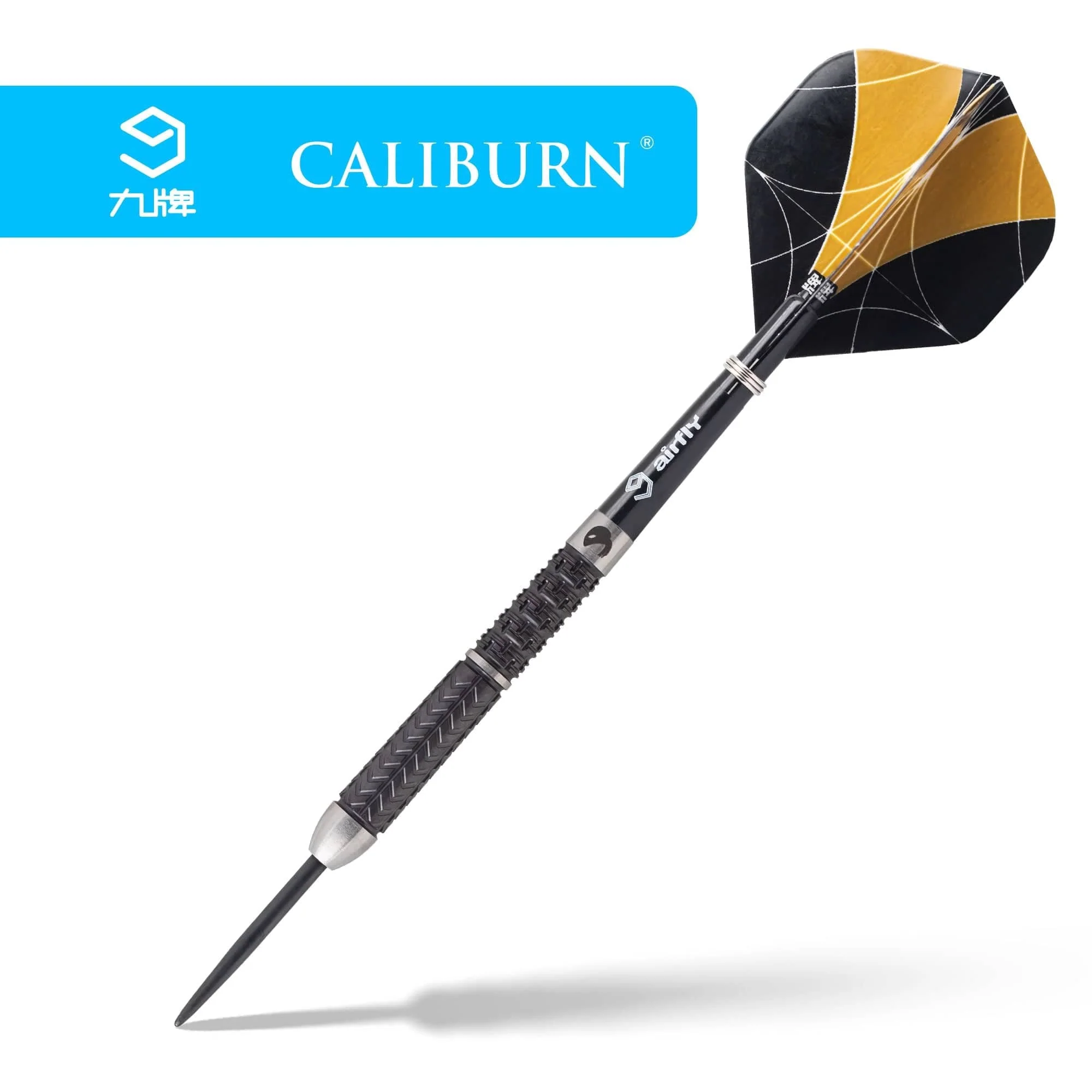 Caliburn Player Darts - Steel Tip - 95% - Black Titanium - ET II - Image 6
